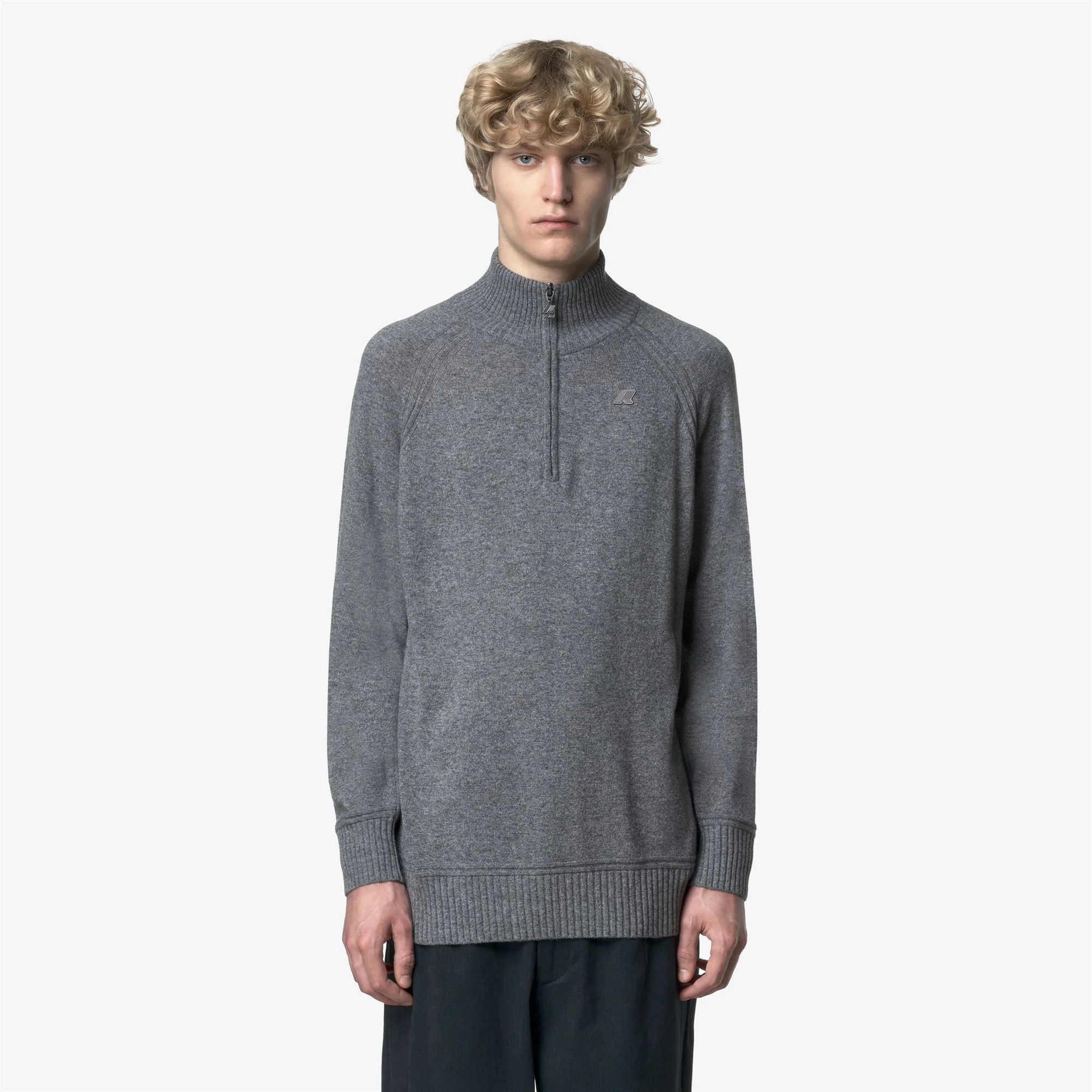 CADRAS WOOL CASHMERE - KNITWEAR - Polo - Man - GREY MID MEL - Image 3