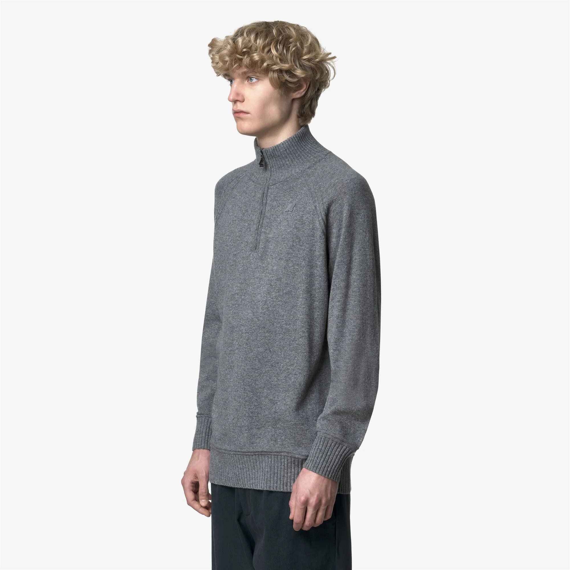 CADRAS WOOL CASHMERE - KNITWEAR - Polo - Man - GREY MID MEL - Image 4