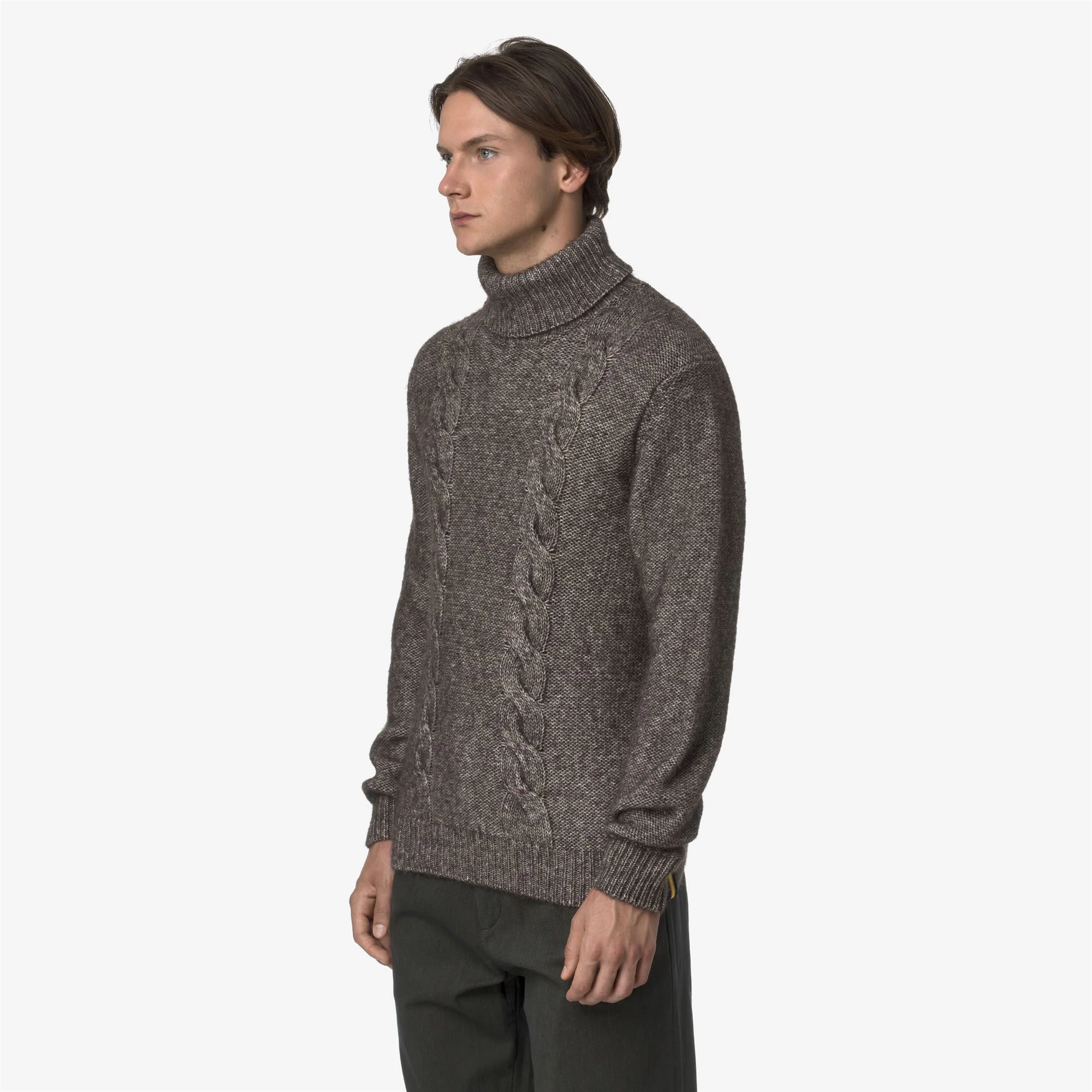 CIRAL - KNITWEAR - Pull  Over - Man - BLACK OLIVE-OFF WHITE - Image 4