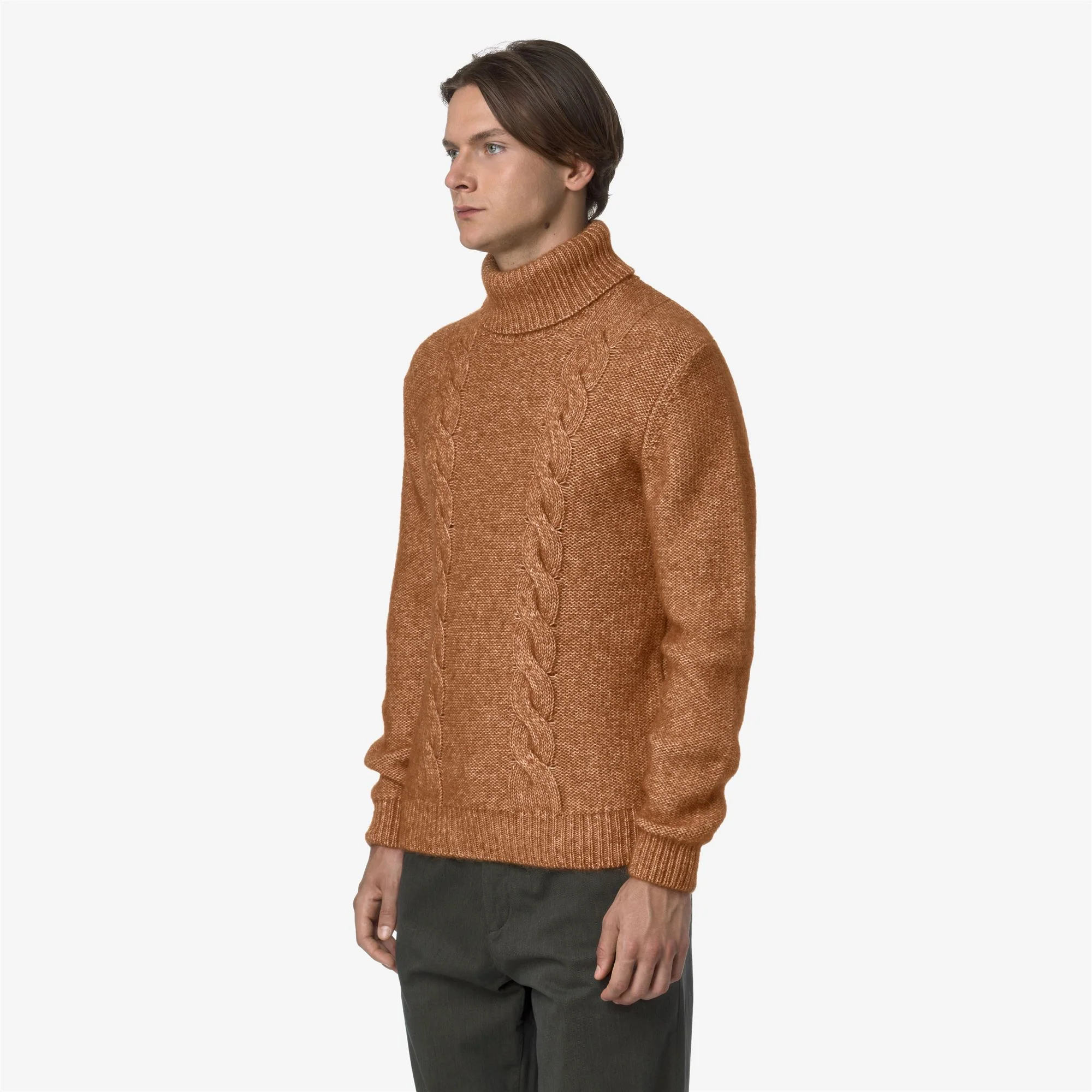CIRAL - KNITWEAR - Pull  Over - Man - ORANGE-OFF WHITE - Image 4