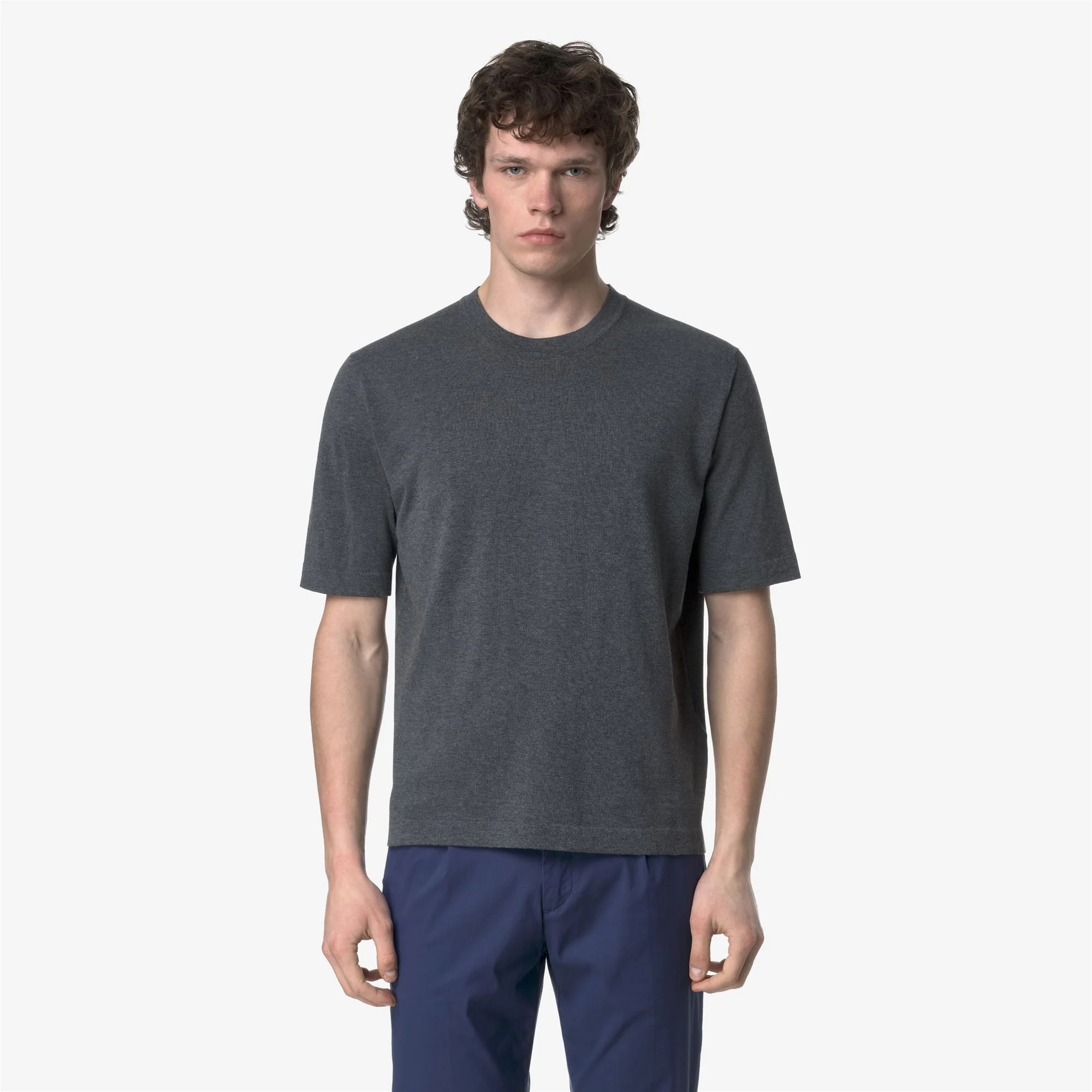 COMBE - KNITWEAR - Pull Over - Man - GREY MD MEL - Image 3
