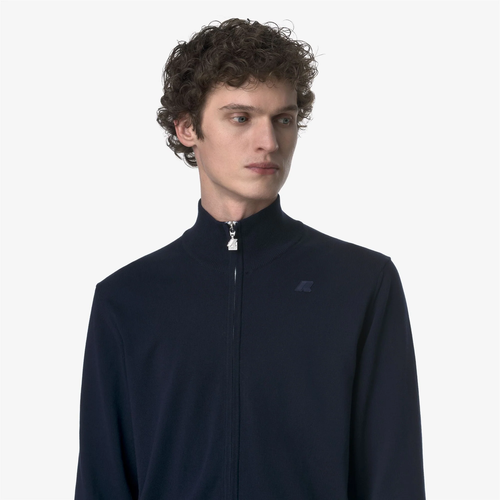 FINNY COTTON PS - KNITWEAR - Pull  Over - Man - BLUE DEPTH - Image 2