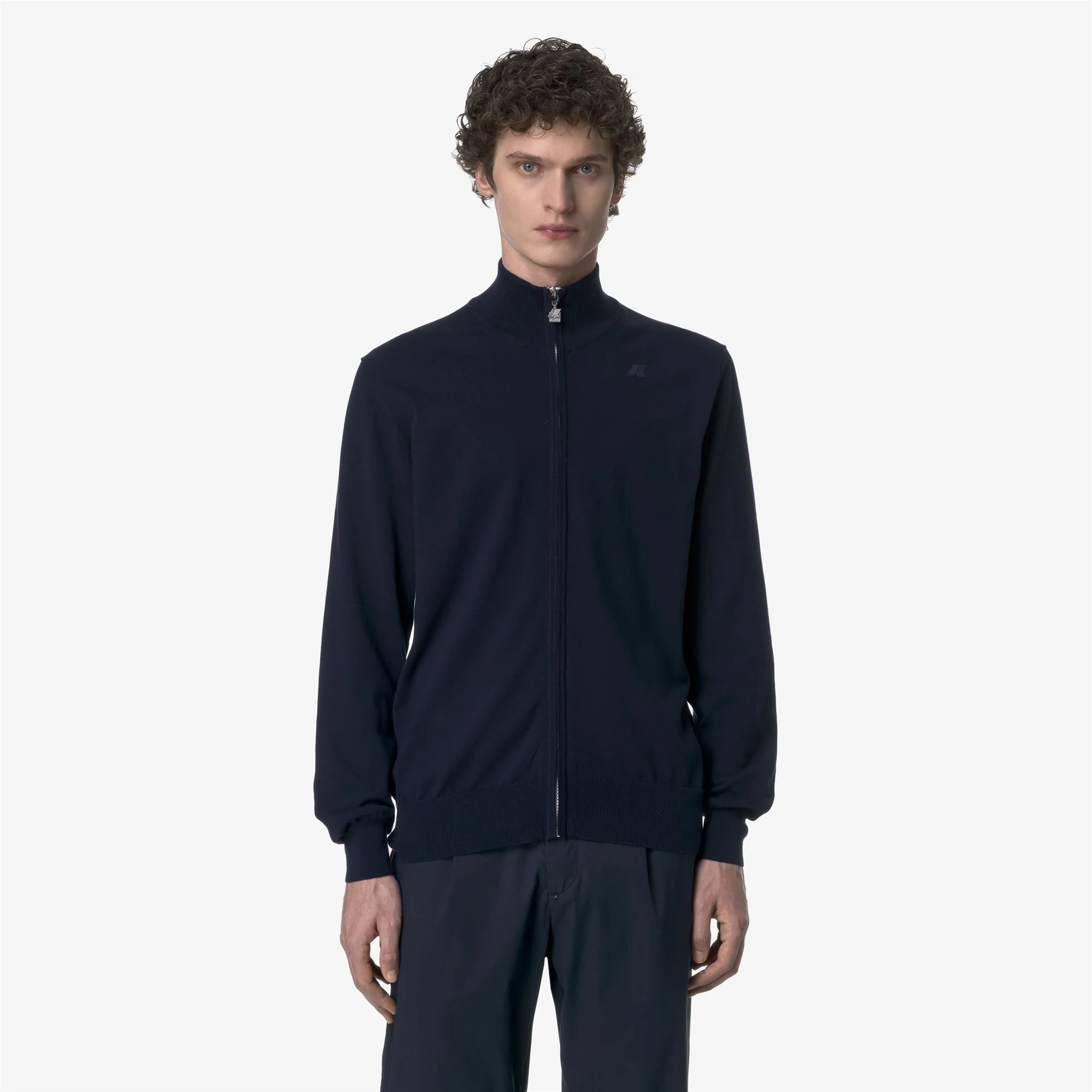 FINNY COTTON PS - KNITWEAR - Pull  Over - Man - BLUE DEPTH - Image 3
