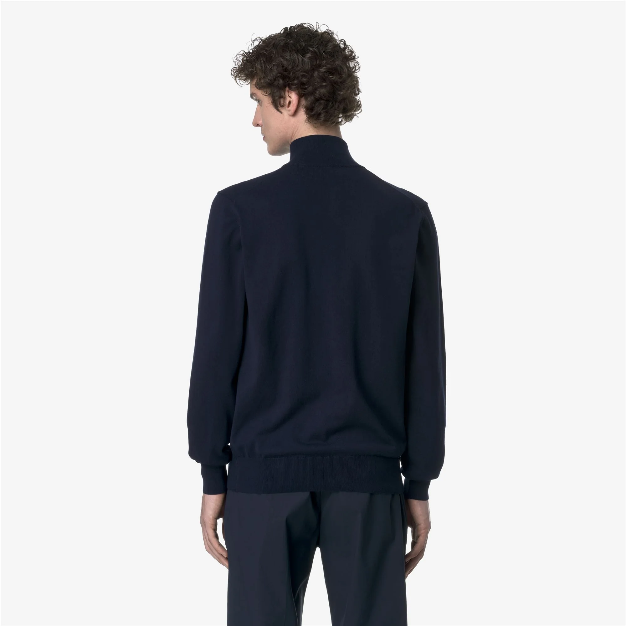 FINNY COTTON PS - KNITWEAR - Pull  Over - Man - BLUE DEPTH - Image 5