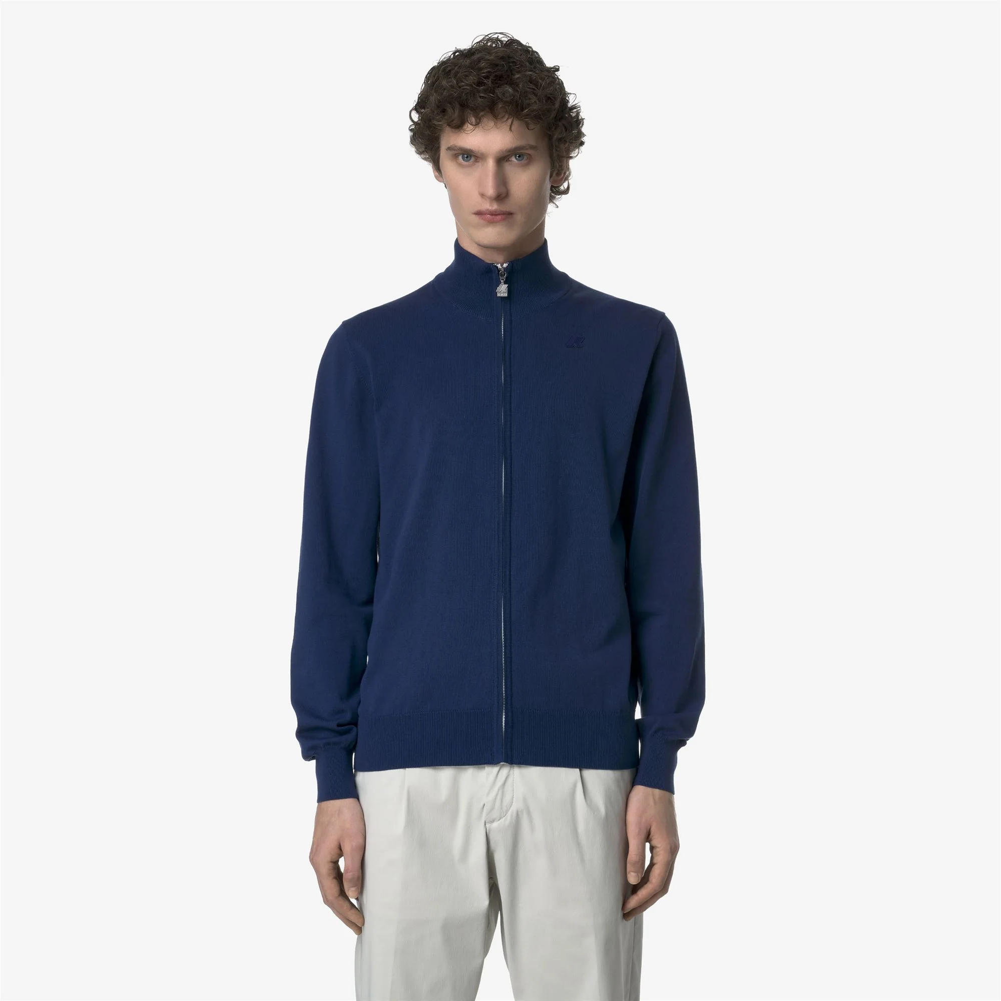 FINNY COTTON PS - KNITWEAR - Pull  Over - Man - BLUE DEPTHS - Image 3