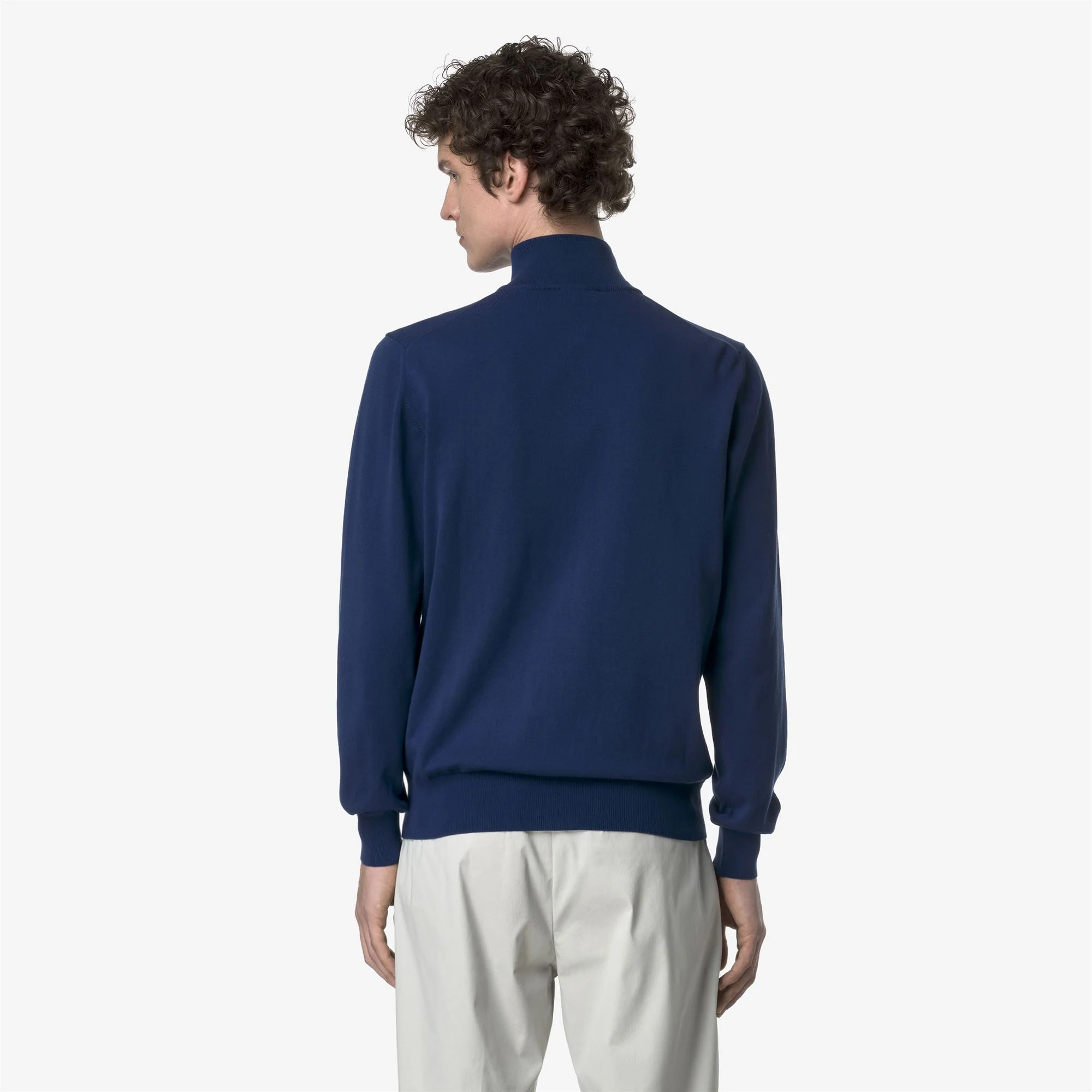 FINNY COTTON PS - KNITWEAR - Pull  Over - Man - BLUE DEPTHS - Image 5