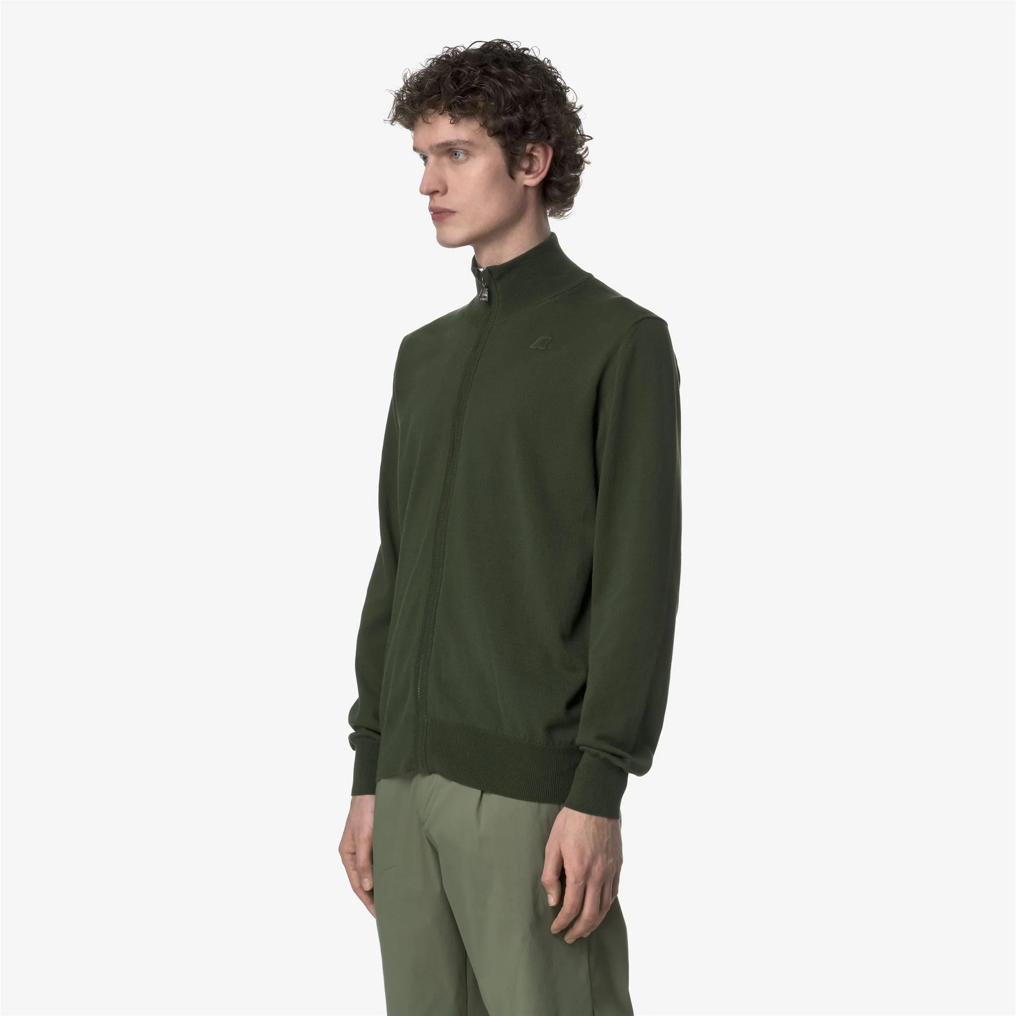 FINNY COTTON PS - KNITWEAR - Pull  Over - Man - GREEN AFRICA - Image 4
