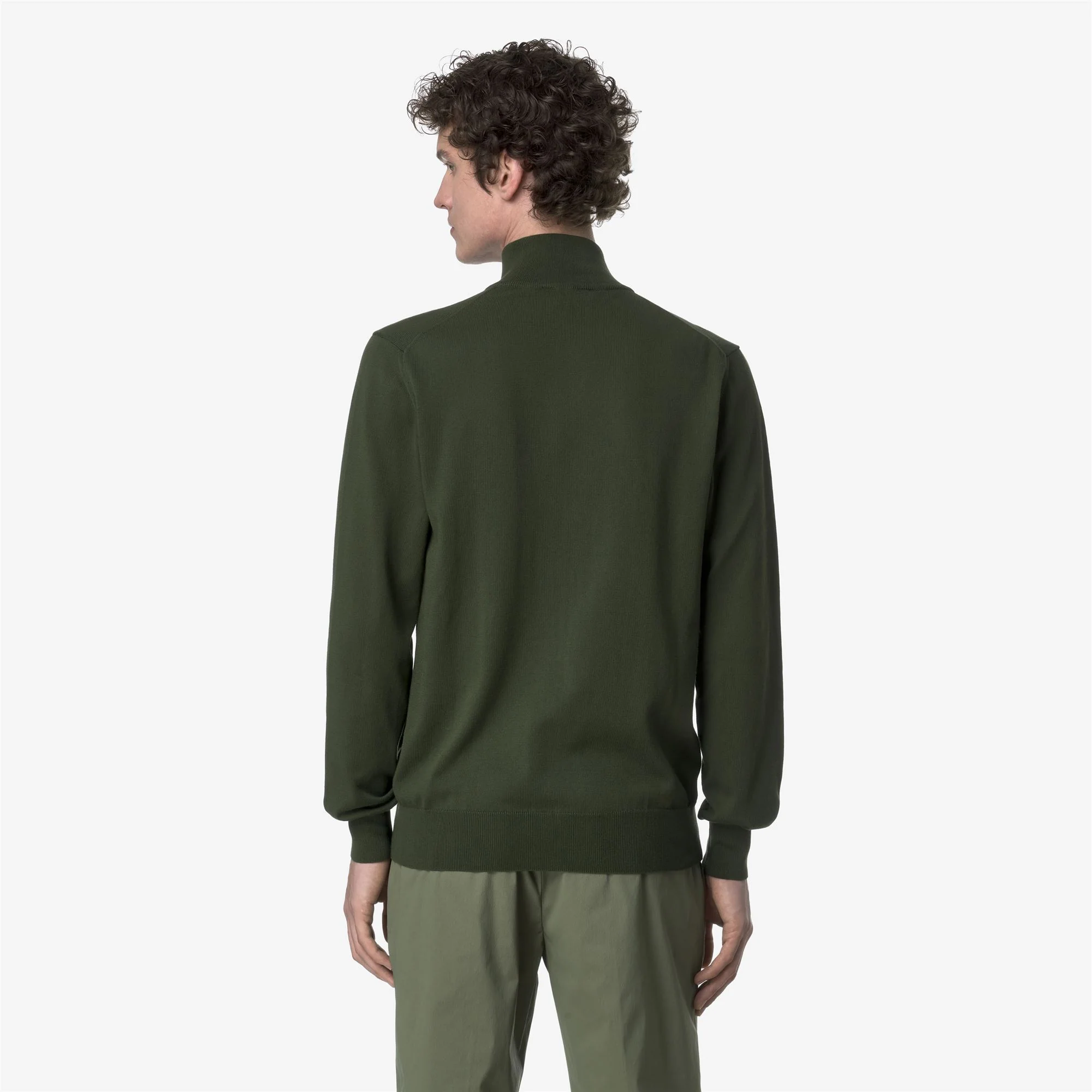 FINNY COTTON PS - KNITWEAR - Pull  Over - Man - GREEN AFRICA - Image 5