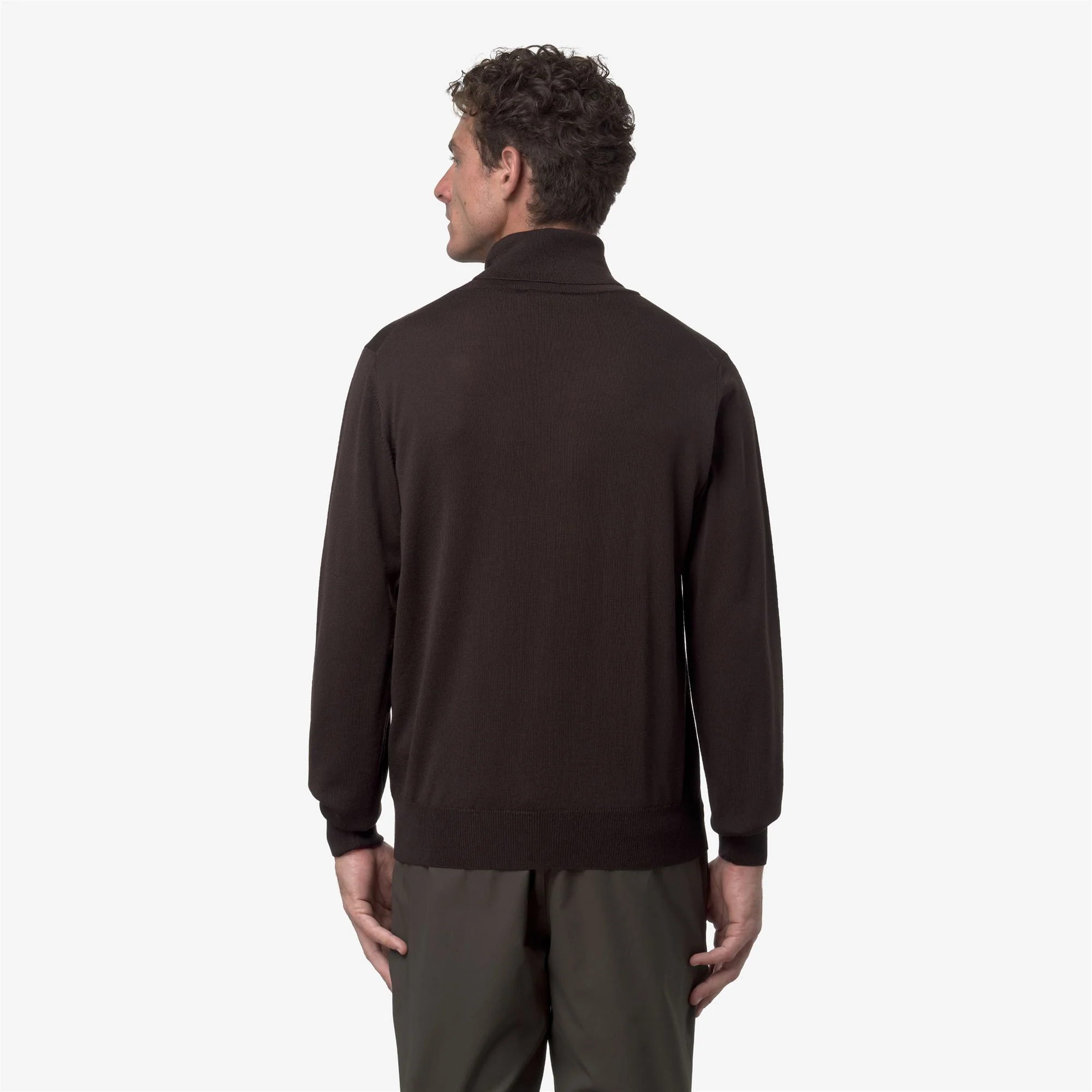 HENRY MERINO - KNITWEAR - Pull  Over - Man - BLACK COFFEE - Image 5