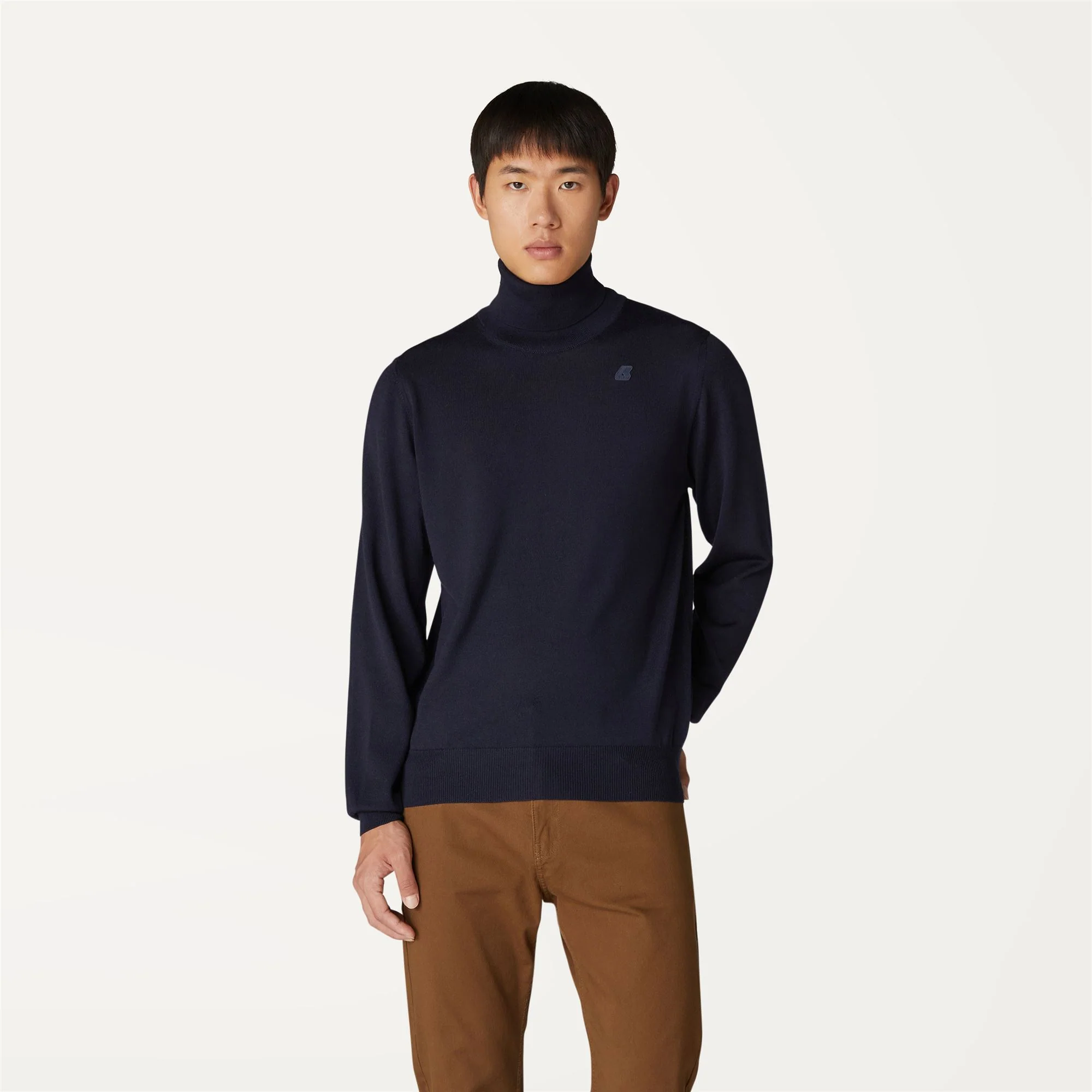 HENRY MERINO - KNITWEAR - Pull  Over - Man - BLUE DEPTH - Image 3