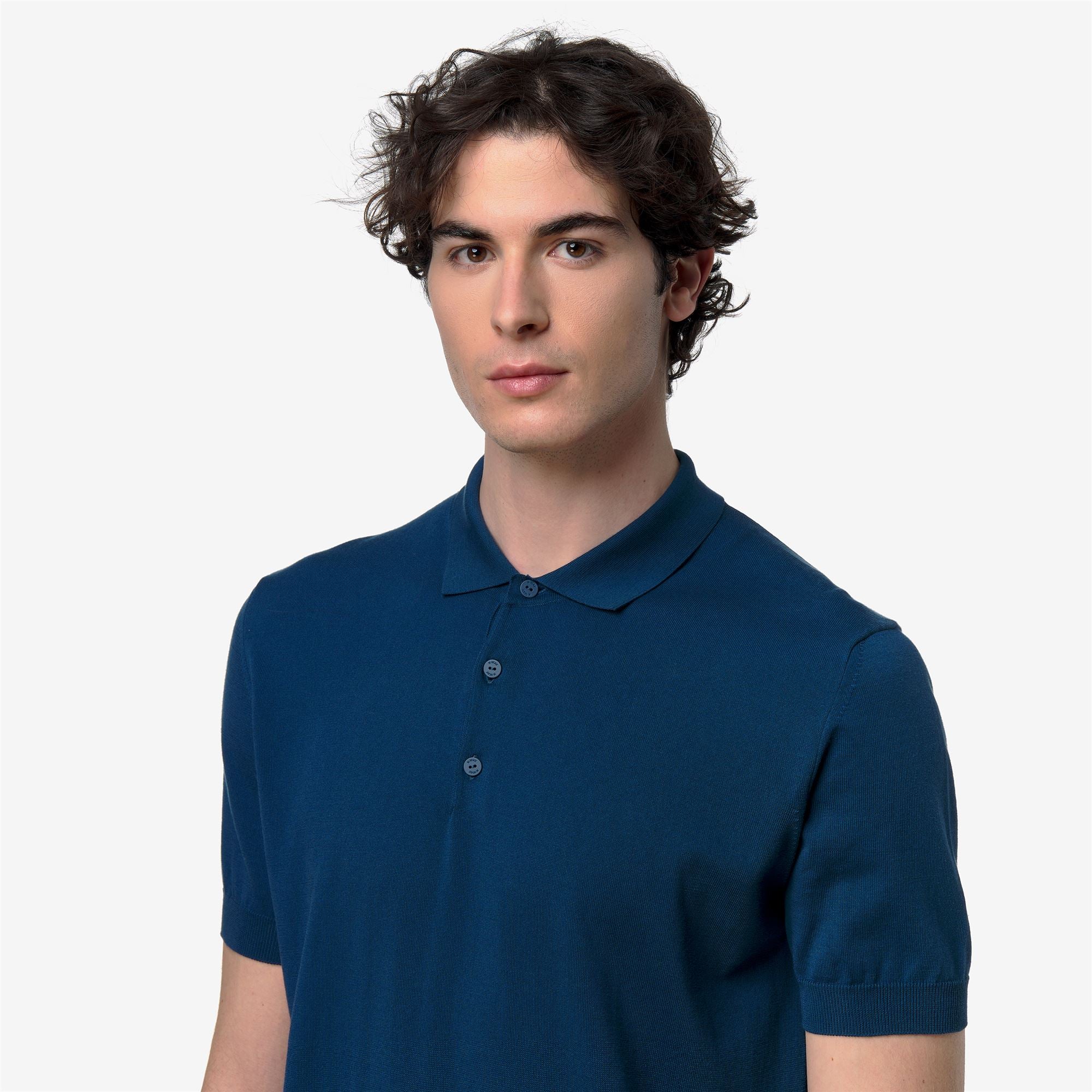 PLEYNE - KNITWEAR - Polo - Man - BLUE DK DENIM - Image 2