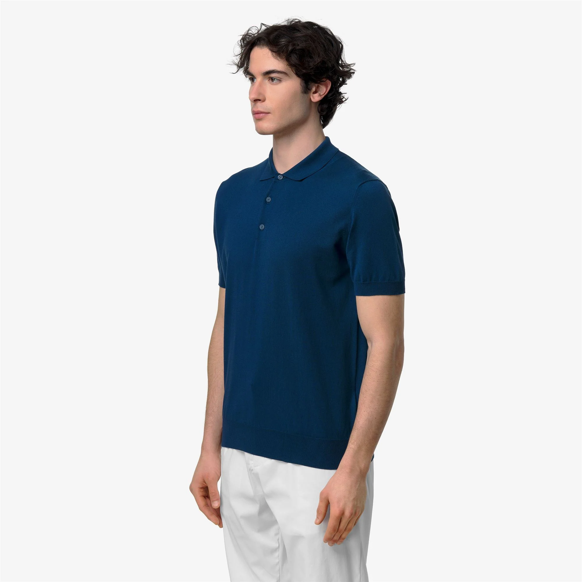 PLEYNE - KNITWEAR - Polo - Man - BLUE DK DENIM - Image 4