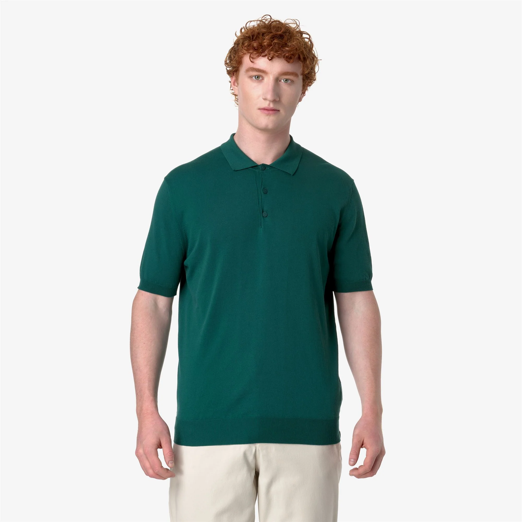 PLEYNE - KNITWEAR - Polo - Man - GREEN JUNE - Image 3
