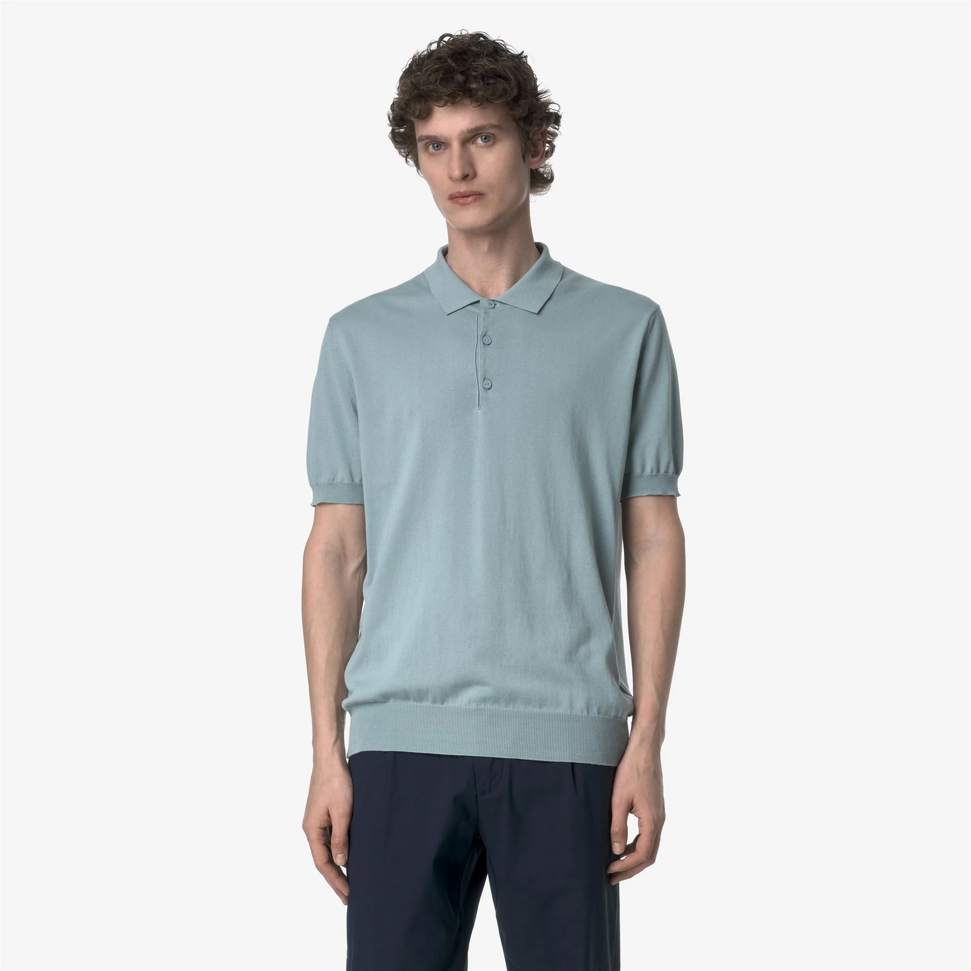 PLEYNE - KNITWEAR - Polo - Man - GREY ARDESIA - Image 3