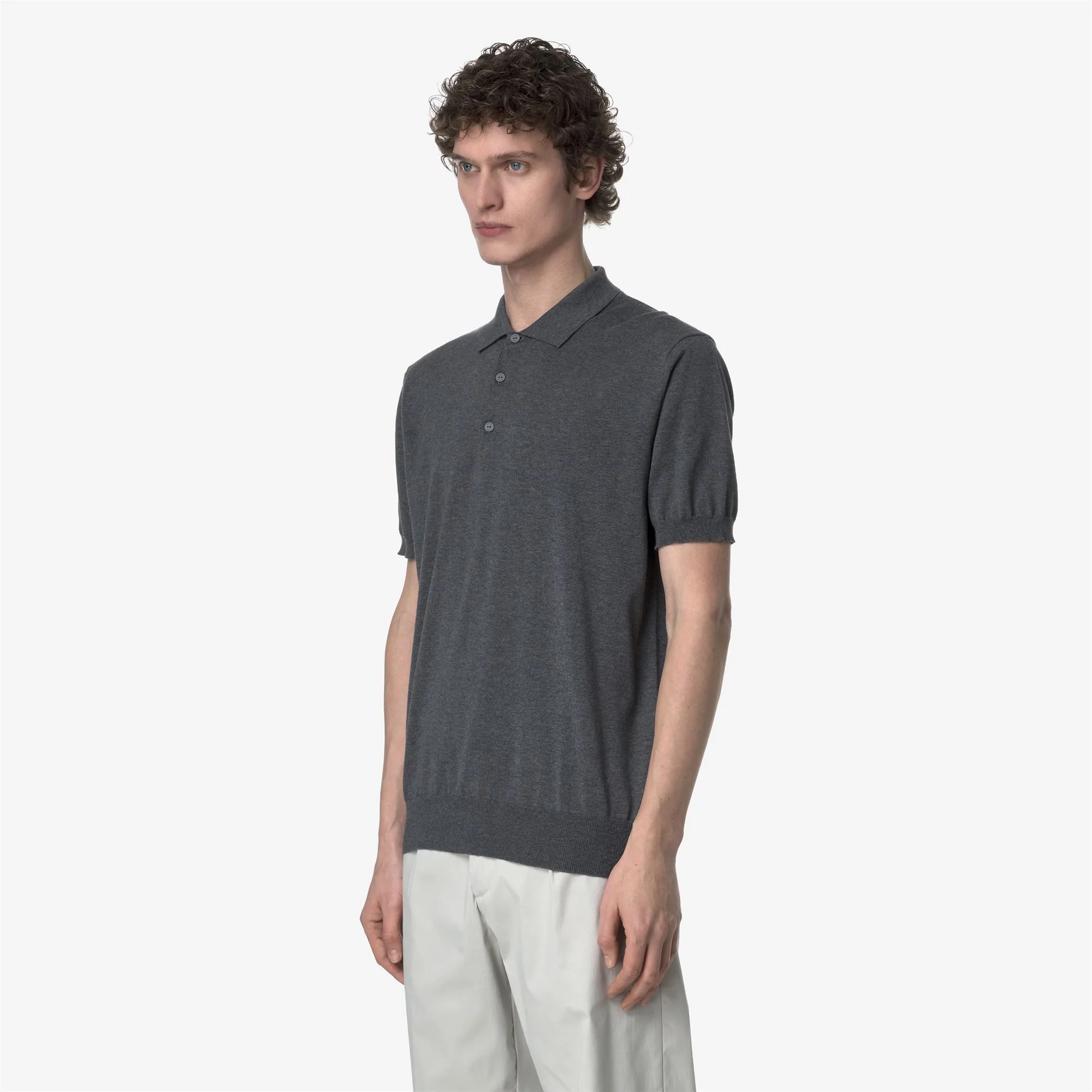 PLEYNE - KNITWEAR - Polo - Man - GREY MD MEL - Image 4