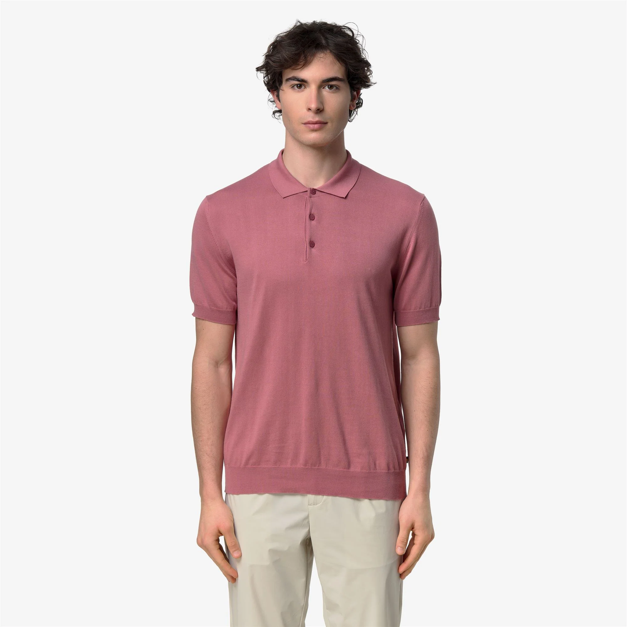 PLEYNE - KNITWEAR - Polo - Man - VIOLET  PINKISH - Image 3