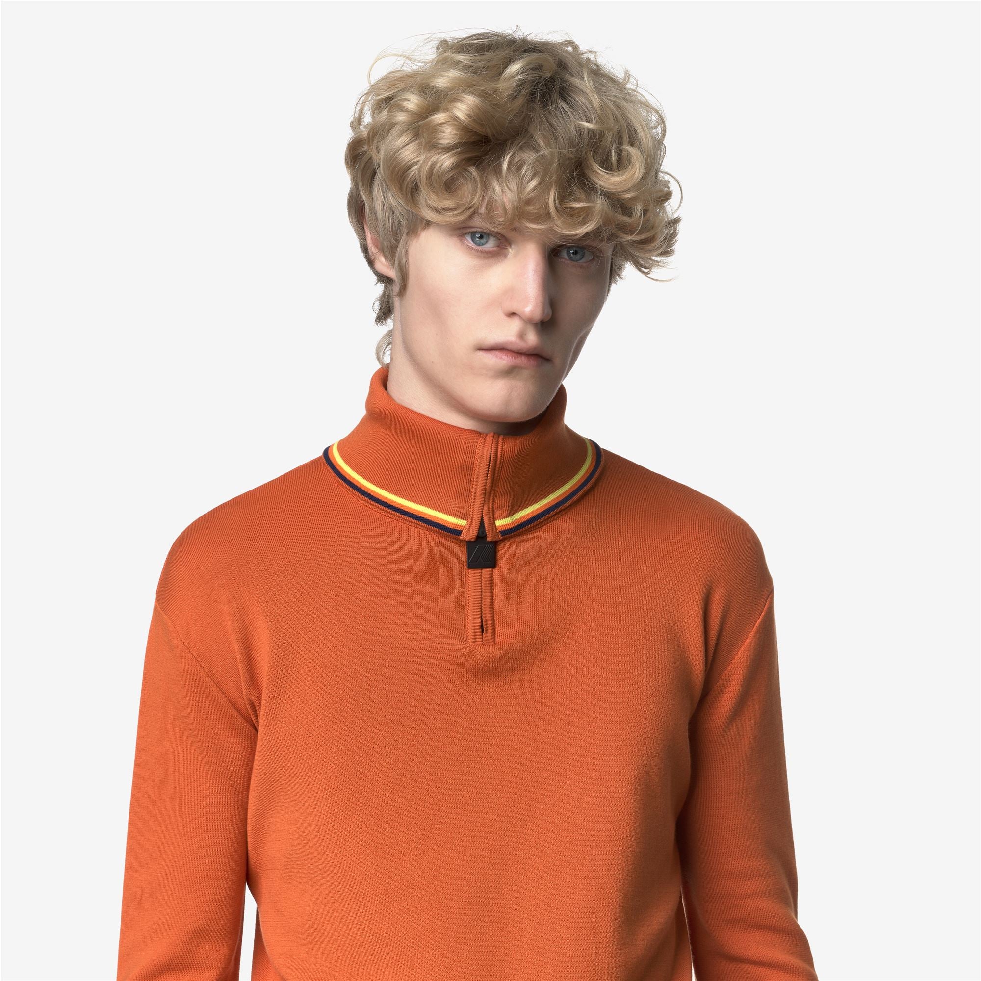 POLOM - KNITWEAR - Jumper - Man - ORANGE RUSTING - Image 3