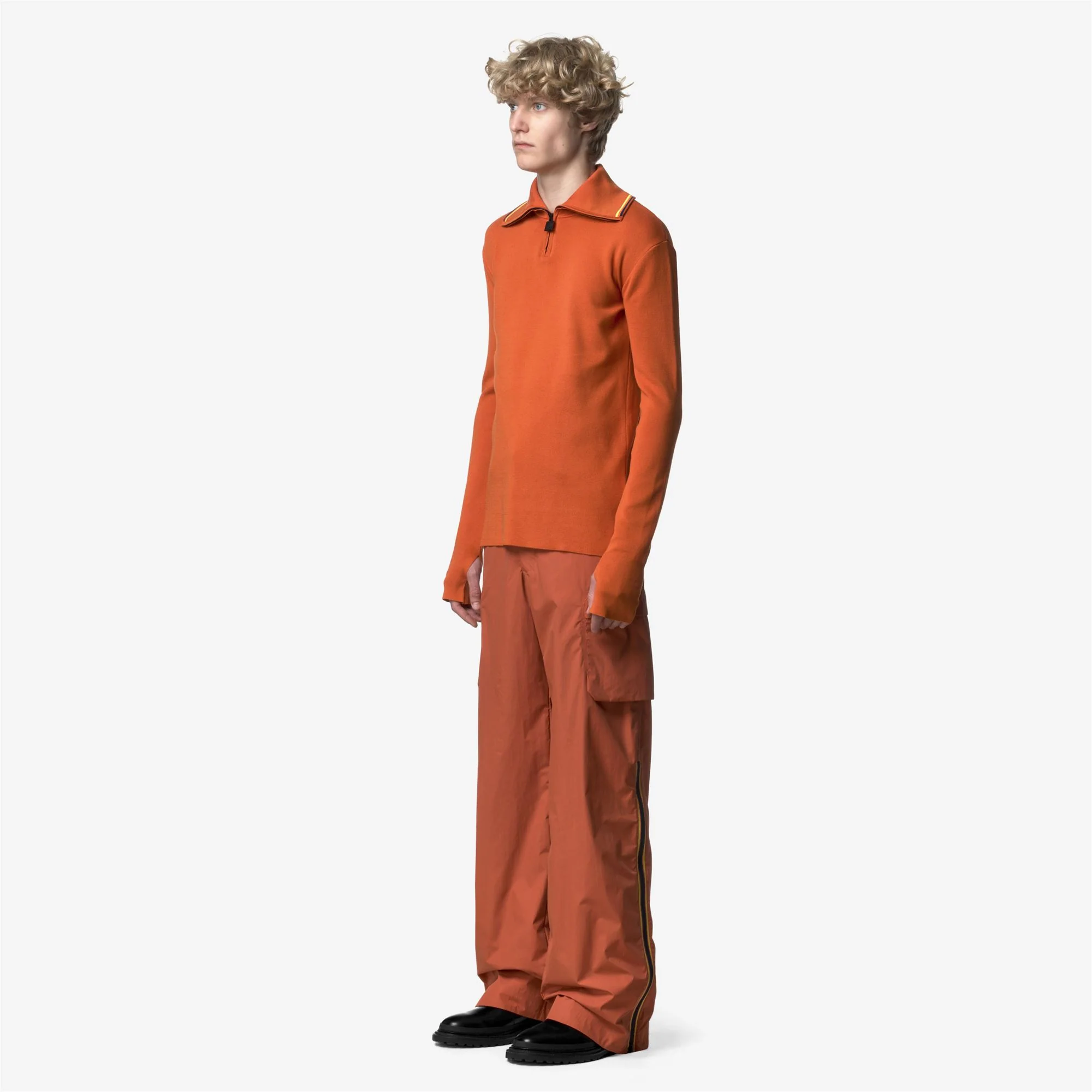 POLOM - KNITWEAR - Jumper - Man - ORANGE RUSTING - Image 5
