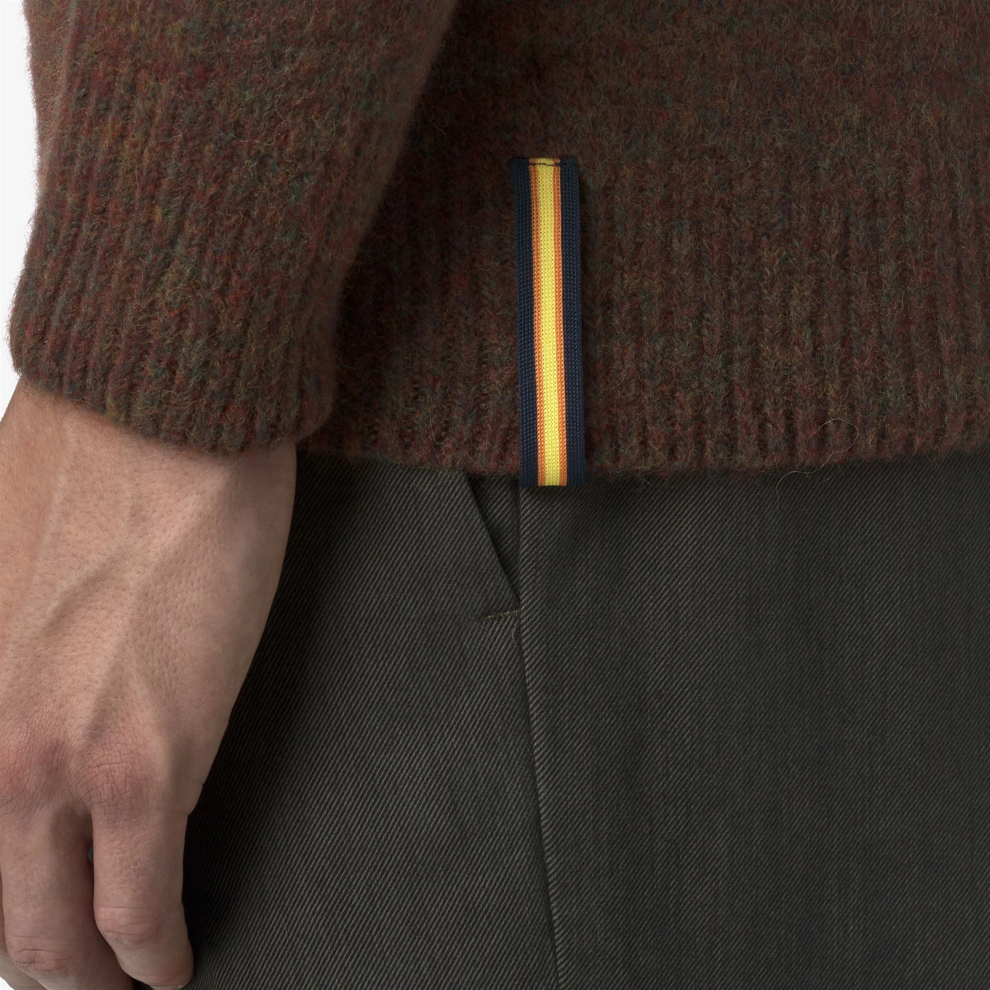 RENOULT - KNITWEAR - Pull  Over - Man - BROWN COFFEE MIX - Image 2