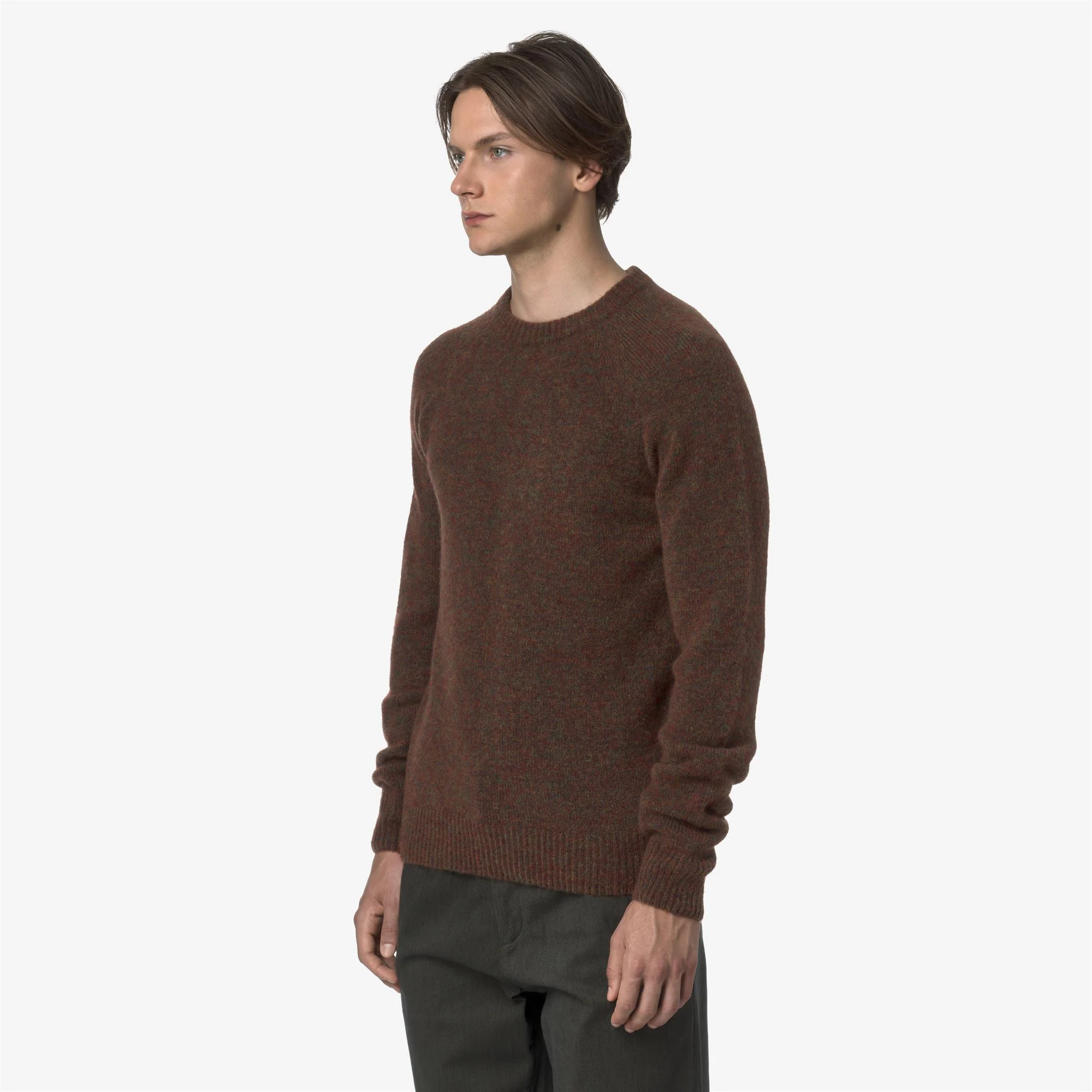 RENOULT - KNITWEAR - Pull  Over - Man - BROWN COFFEE MIX - Image 4