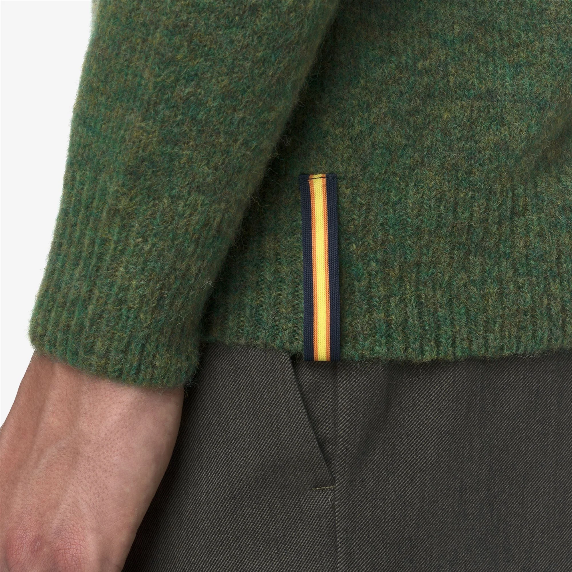 RENOULT - KNITWEAR - Pull  Over - Man - GREEN MIX - Image 2
