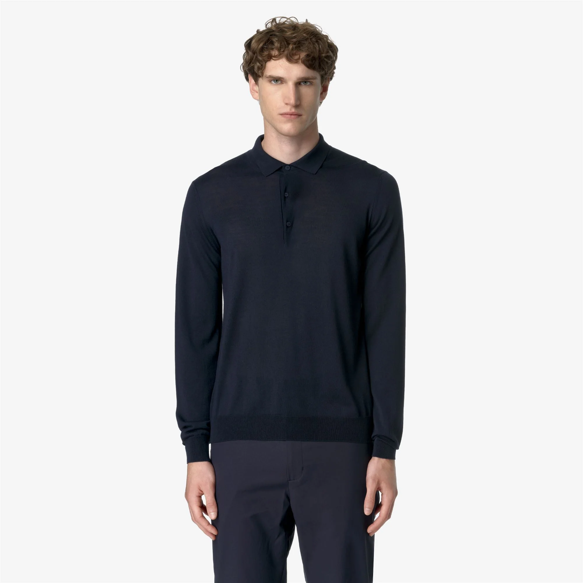 REY WOOL MERINO BLEND - KNITWEAR - Pull Over - Man - BLUE DEPTH - Image 3