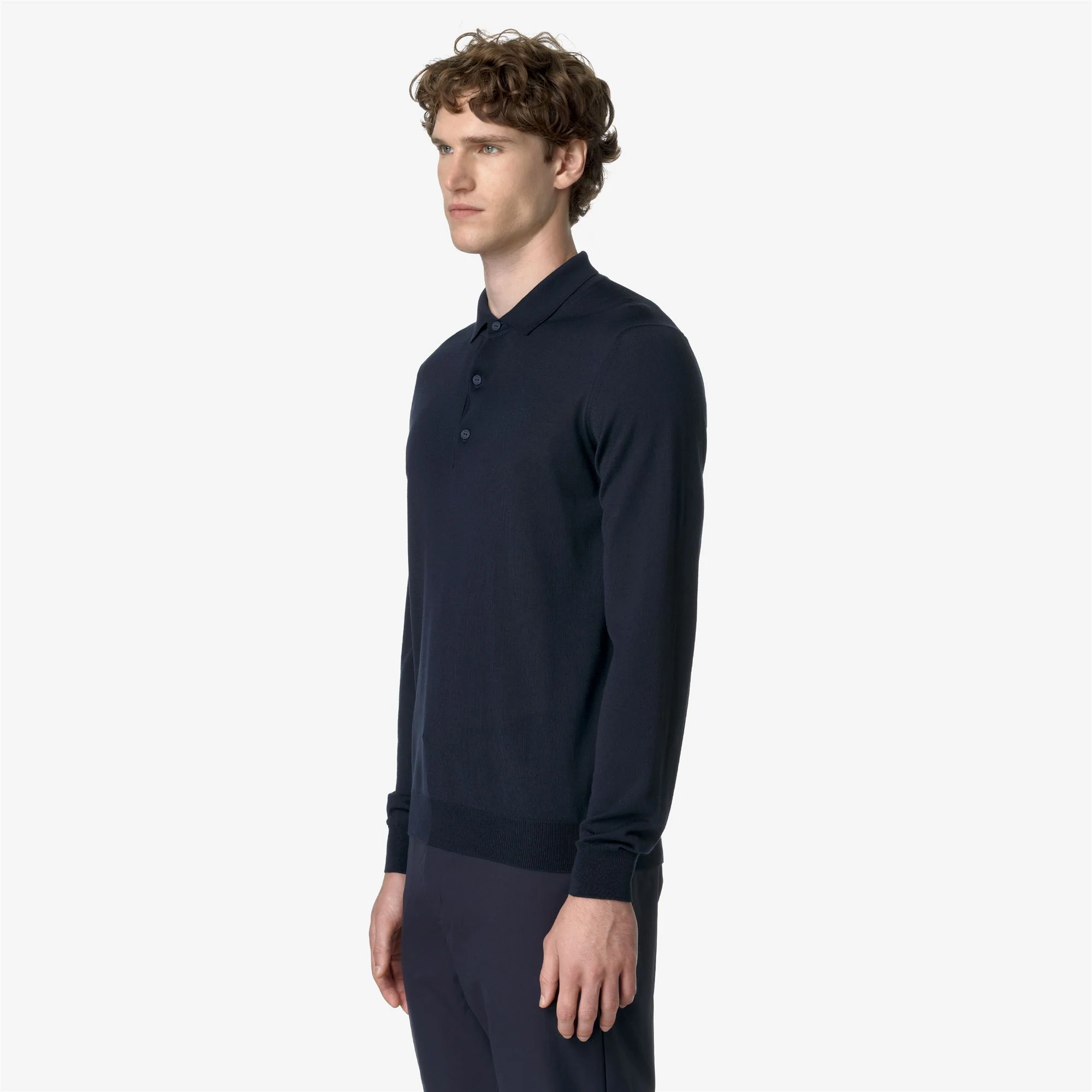 REY WOOL MERINO BLEND - KNITWEAR - Pull Over - Man - BLUE DEPTH - Image 4