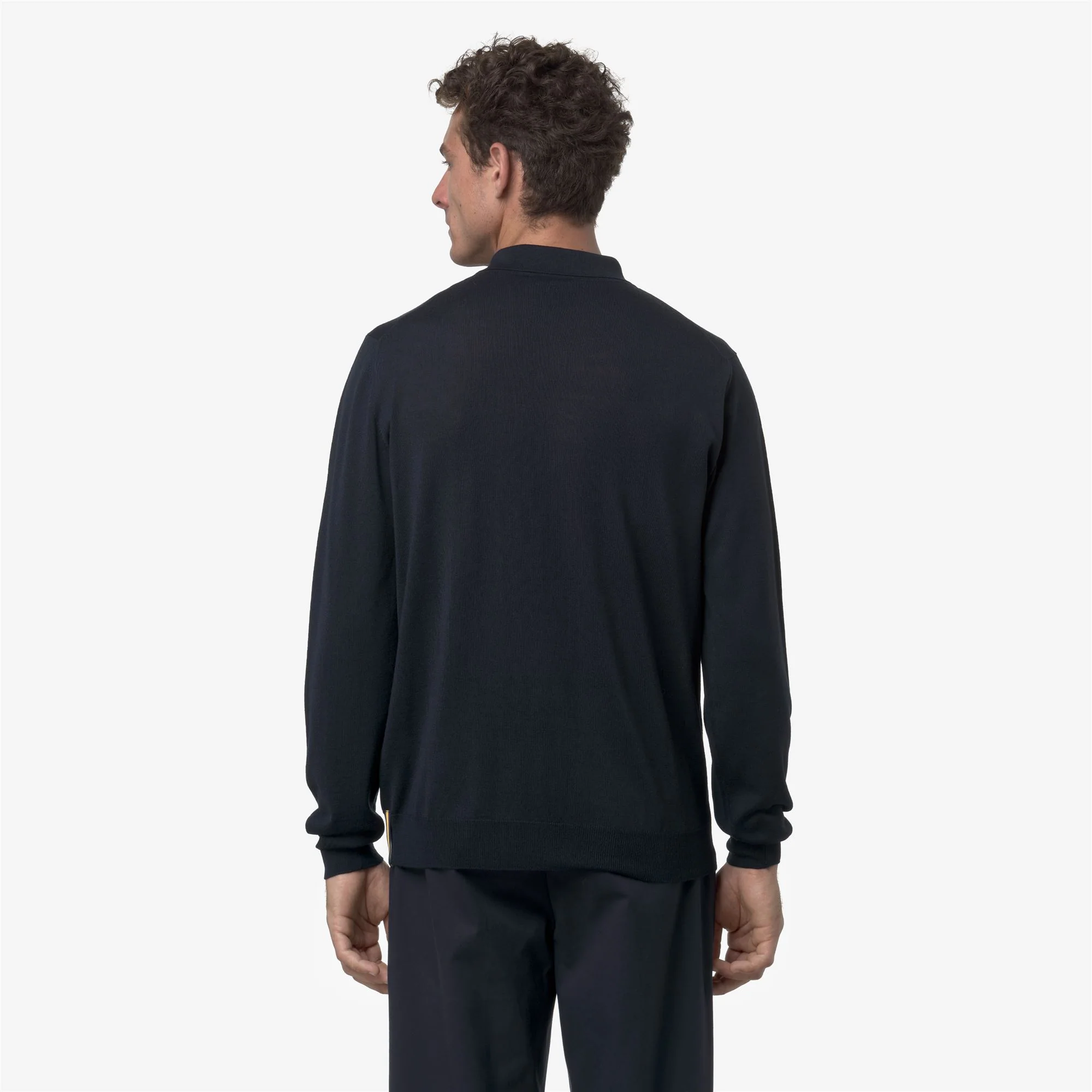 REY WOOL MERINO BLEND - KNITWEAR - Pull  Over - Man - BLUE DEPTH - Image 5