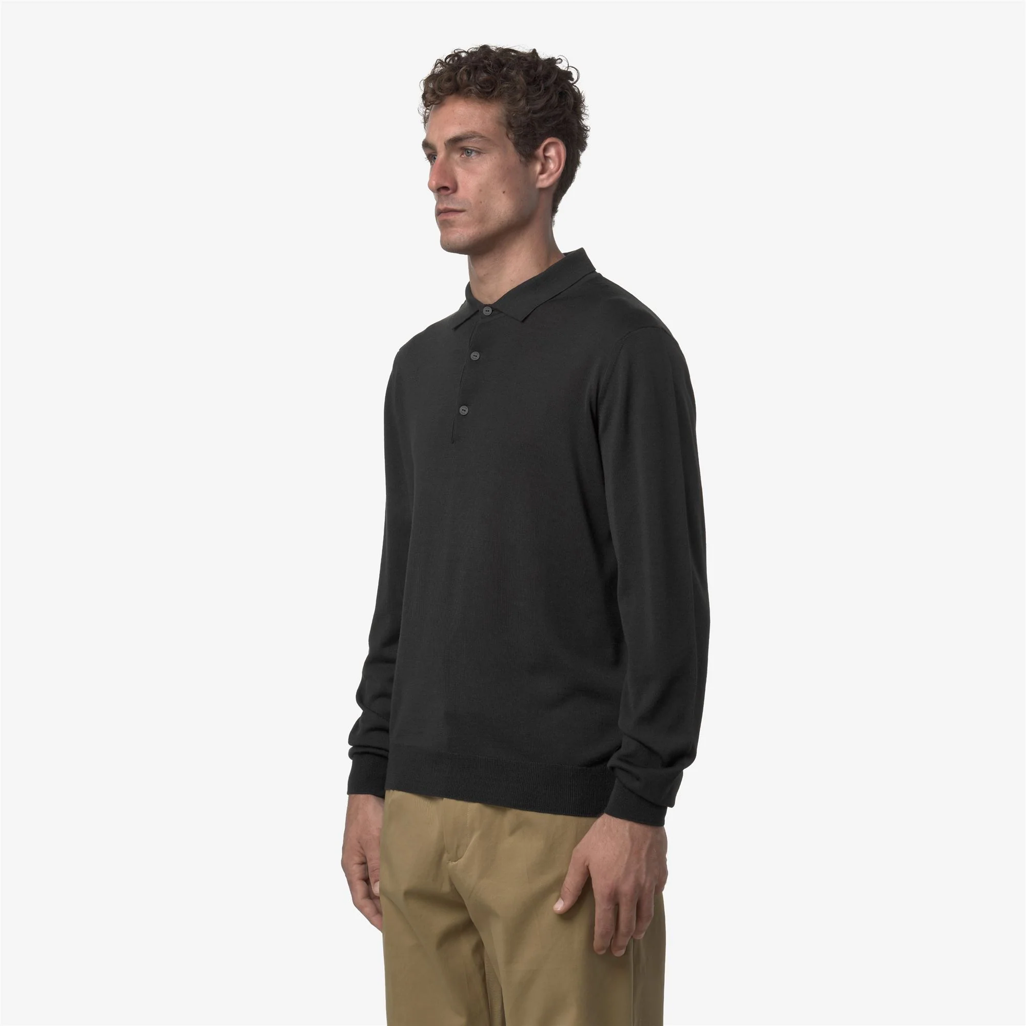 REY WOOL MERINO BLEND - KNITWEAR - Pull  Over - Man - GREY SHADOW DK - Image 4