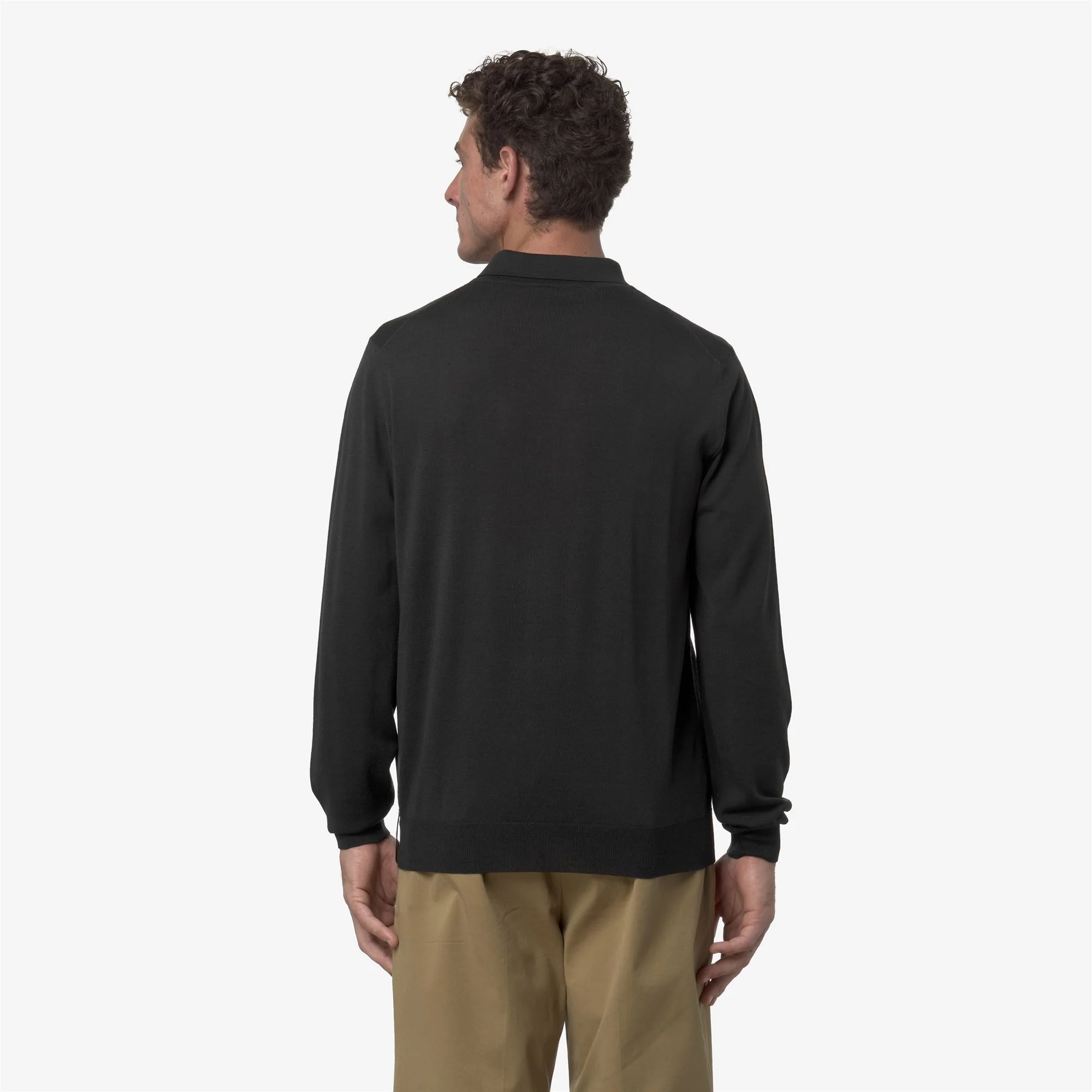 REY WOOL MERINO BLEND - KNITWEAR - Pull  Over - Man - GREY SHADOW DK - Image 5