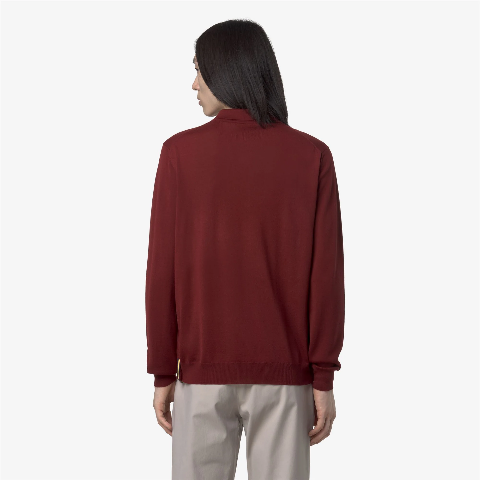 REY WOOL MERINO BLEND - KNITWEAR - Pull  Over - Man - RED SYRAH - Image 5