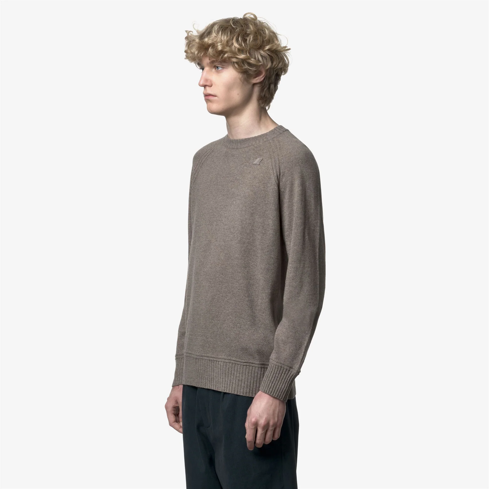SEBAS WOOL CASHMERE - KNITWEAR - Pull  Over - Man - BEIGE BROWN MEL - Image 4