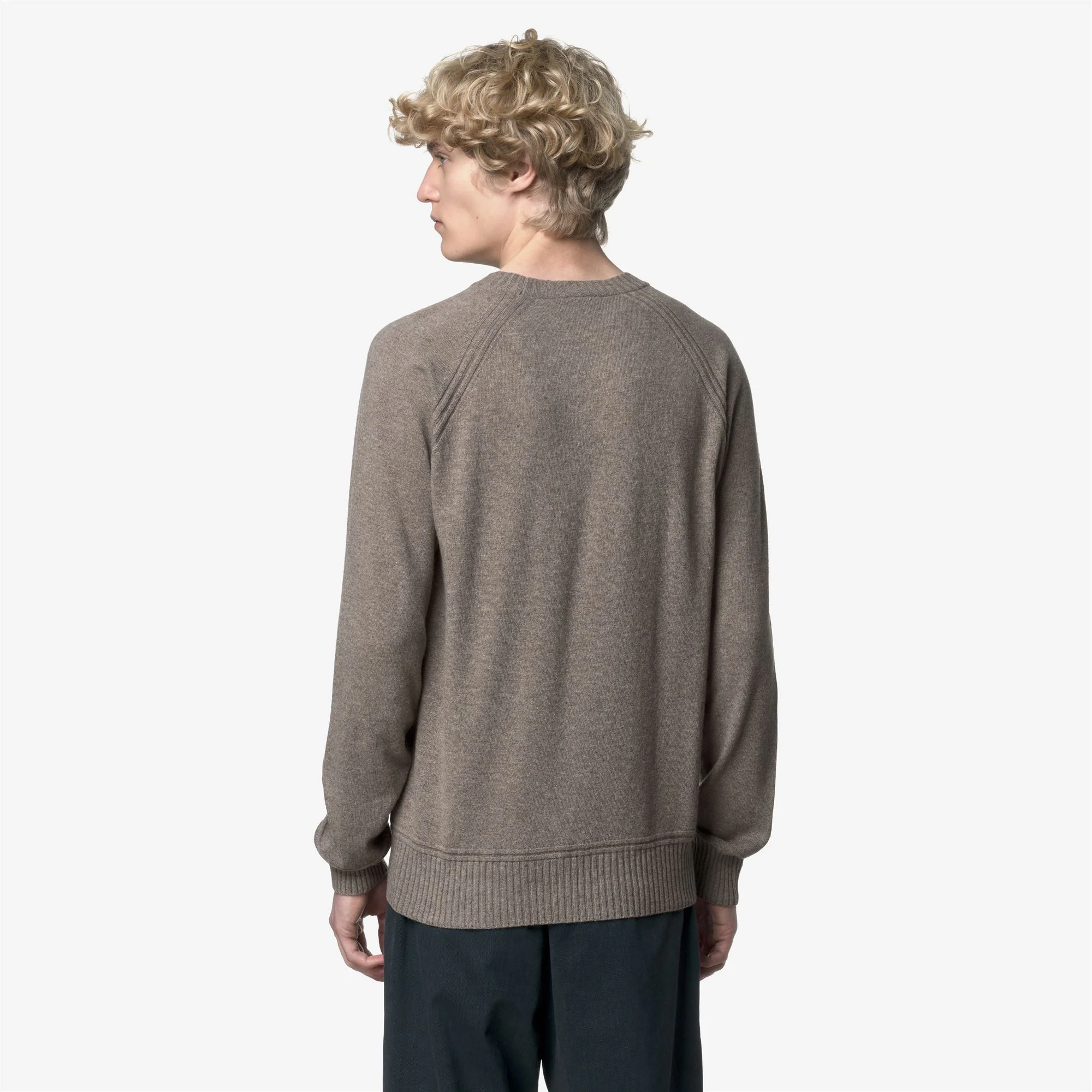 SEBAS WOOL CASHMERE - KNITWEAR - Pull  Over - Man - BEIGE BROWN MEL - Image 5