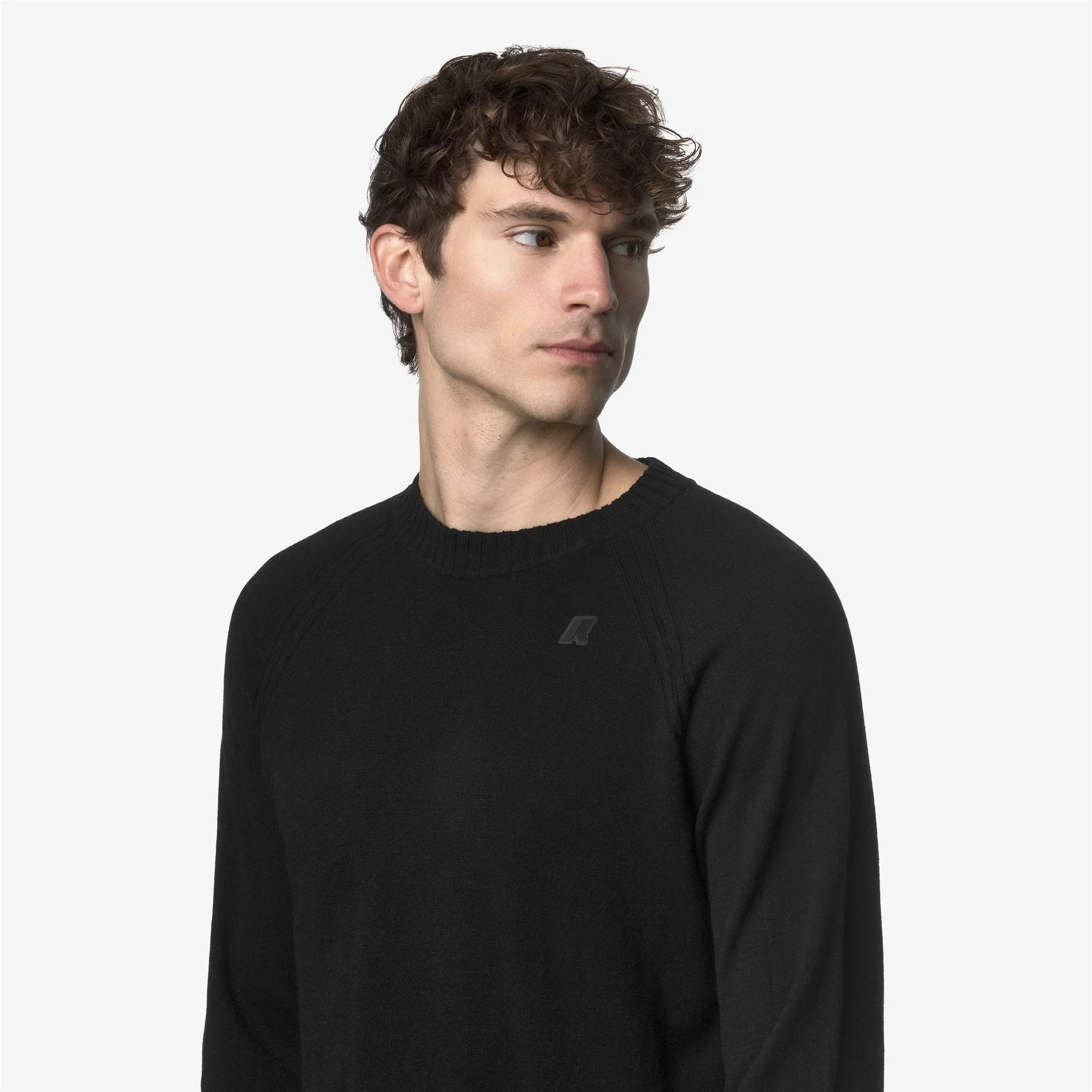 SEBAS WOOL CASHMERE - KNITWEAR - Pull  Over - Man - BLACK PURE - Image 2