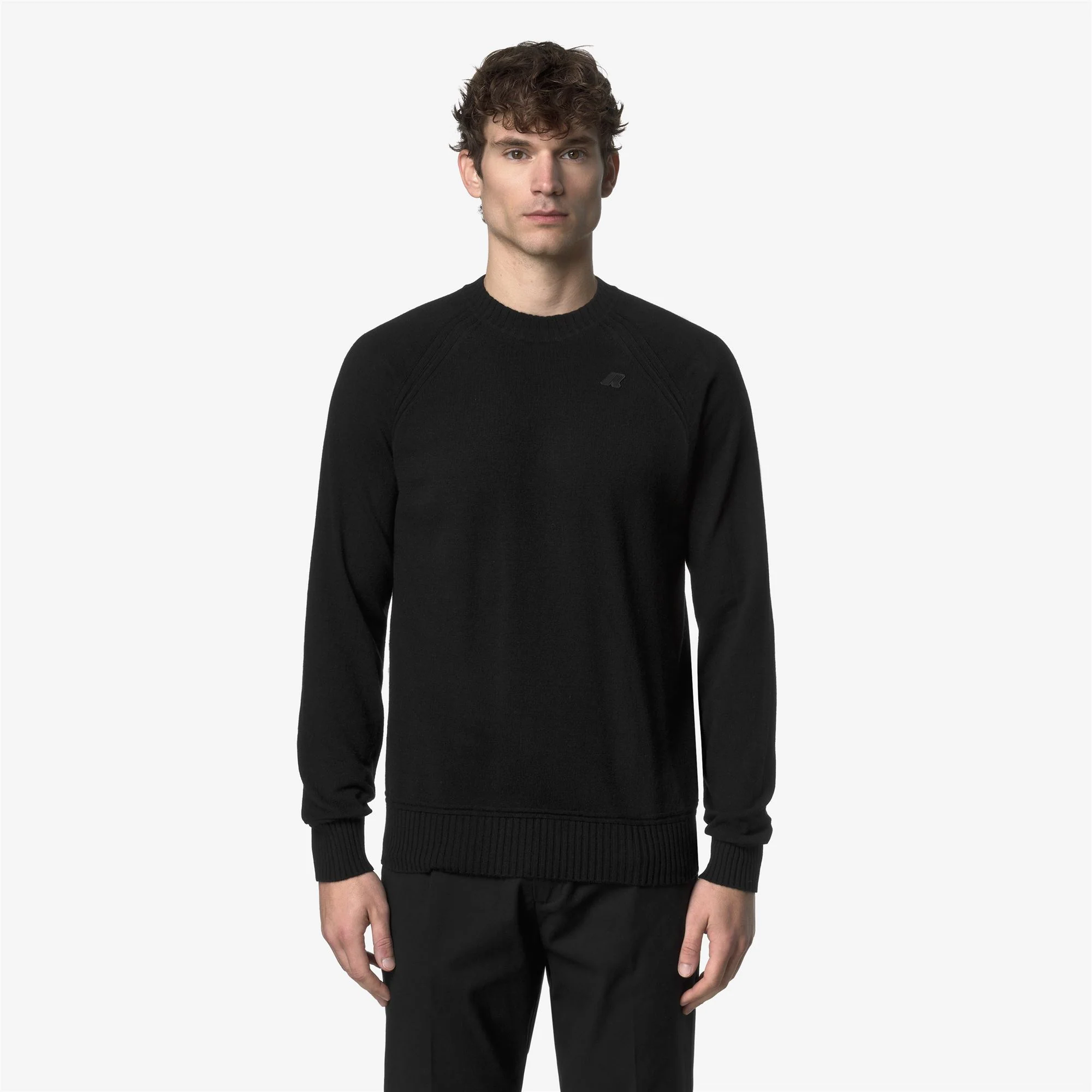 SEBAS WOOL CASHMERE - KNITWEAR - Pull  Over - Man - BLACK PURE - Image 3