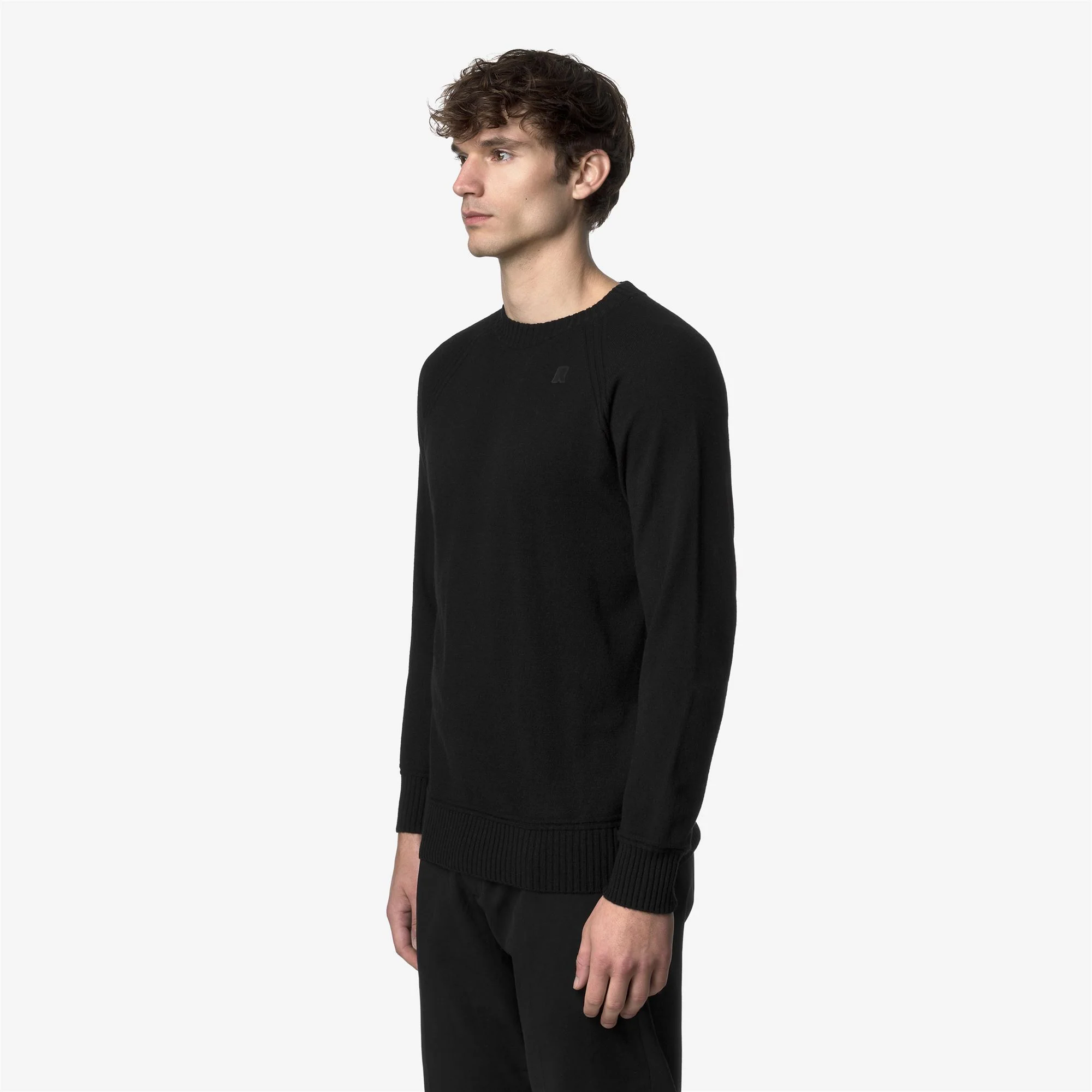 SEBAS WOOL CASHMERE - KNITWEAR - Pull  Over - Man - BLACK PURE - Image 4