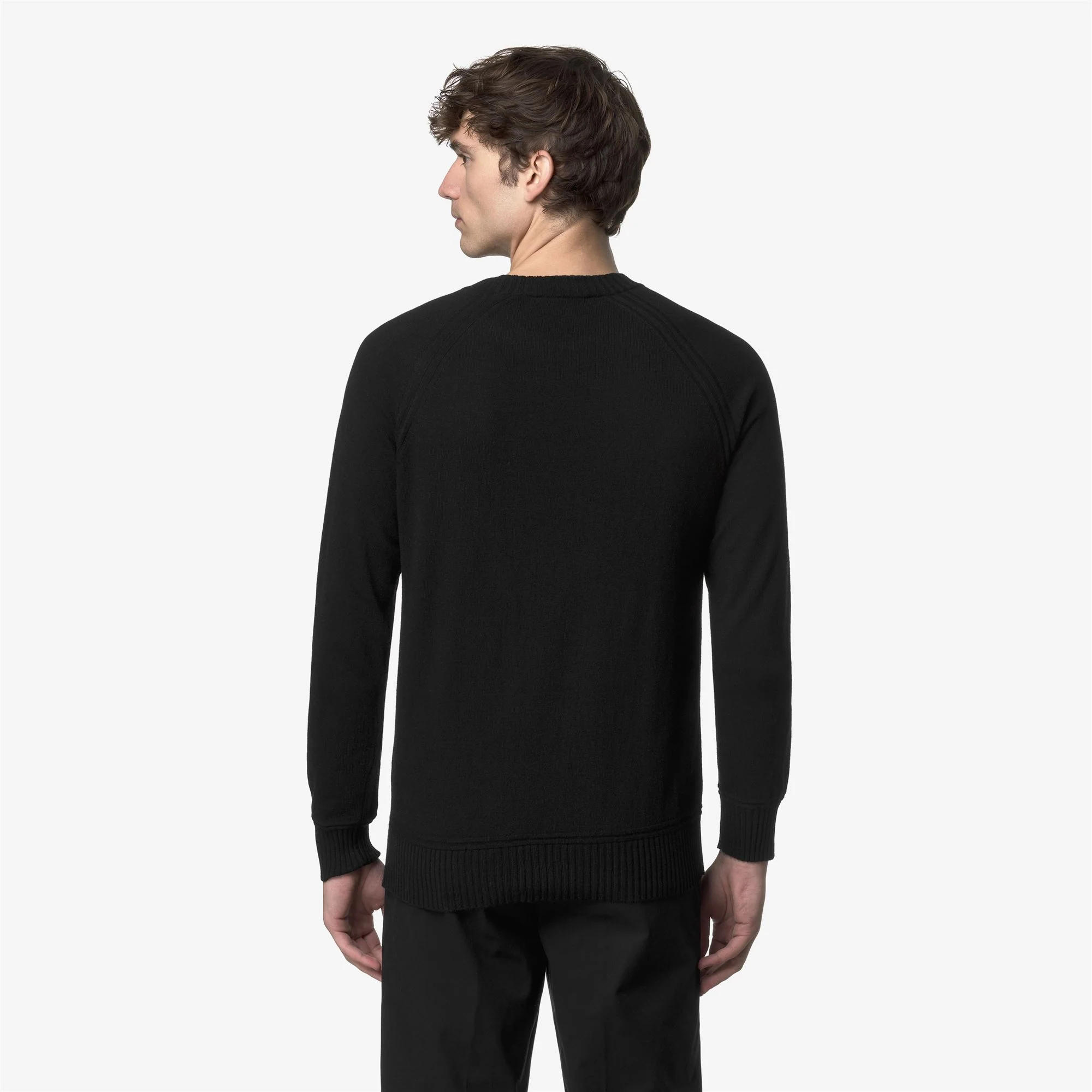 SEBAS WOOL CASHMERE - KNITWEAR - Pull  Over - Man - BLACK PURE - Image 5