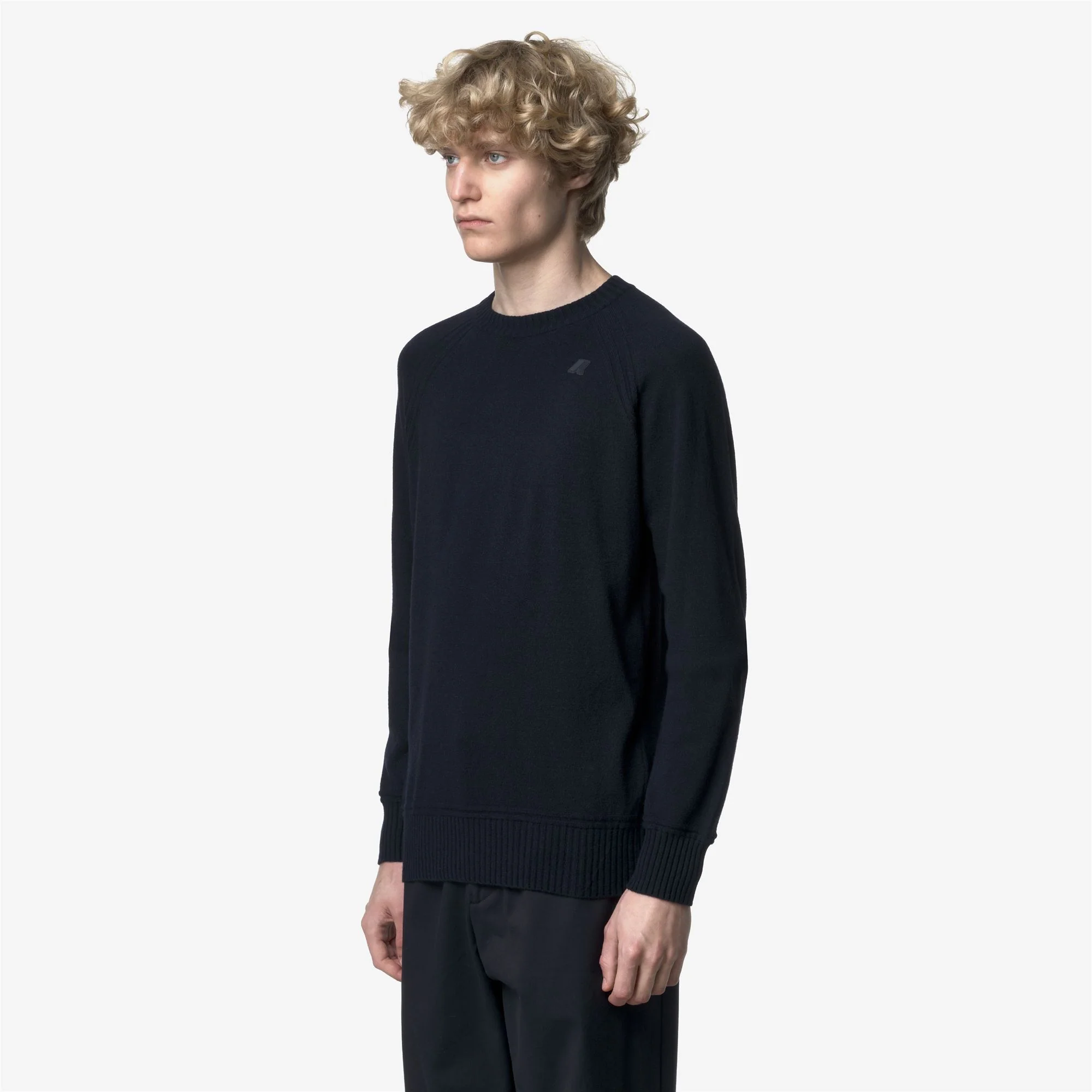 SEBAS WOOL CASHMERE - KNITWEAR - Pull Over - Man - BLUE DEPTH - Image 4