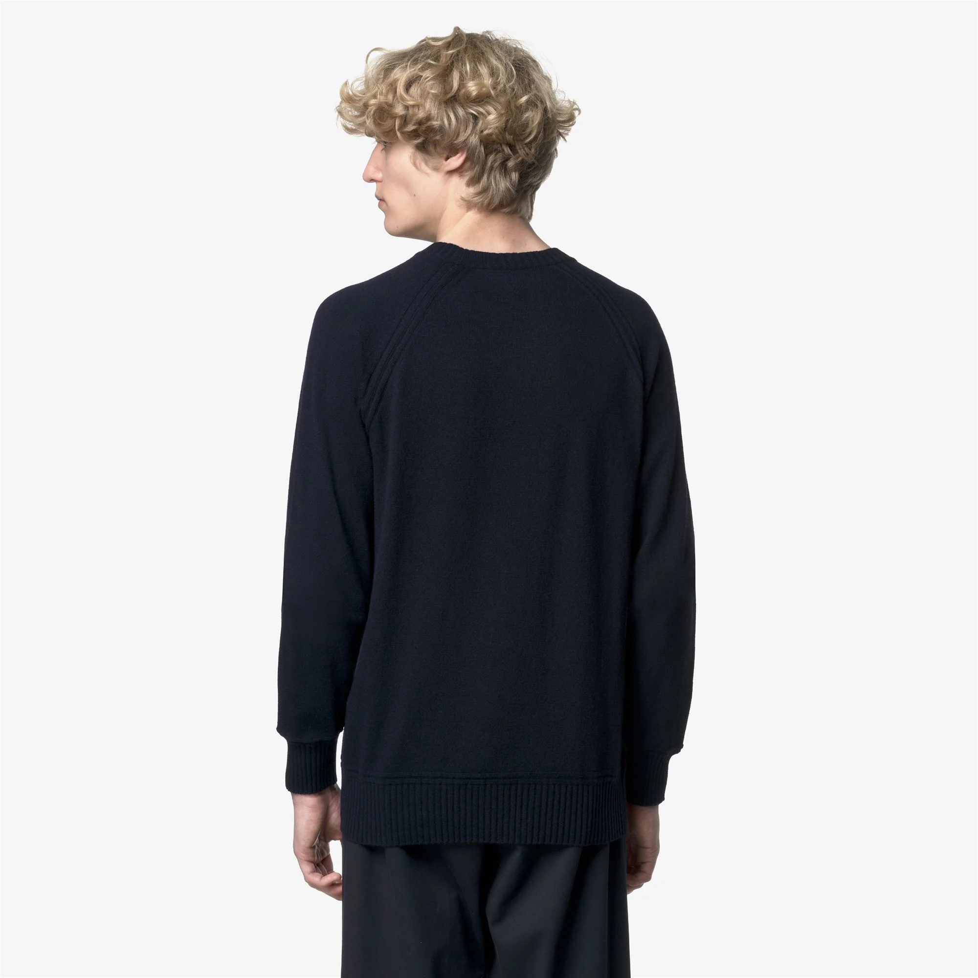 SEBAS WOOL CASHMERE - KNITWEAR - Pull Over - Man - BLUE DEPTH - Image 5