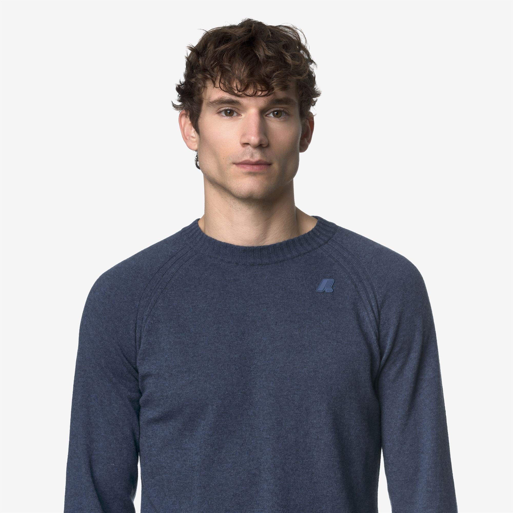 SEBAS WOOL CASHMERE - KNITWEAR - Pull  Over - Man - BLUE RIVIERA MEL - Image 2