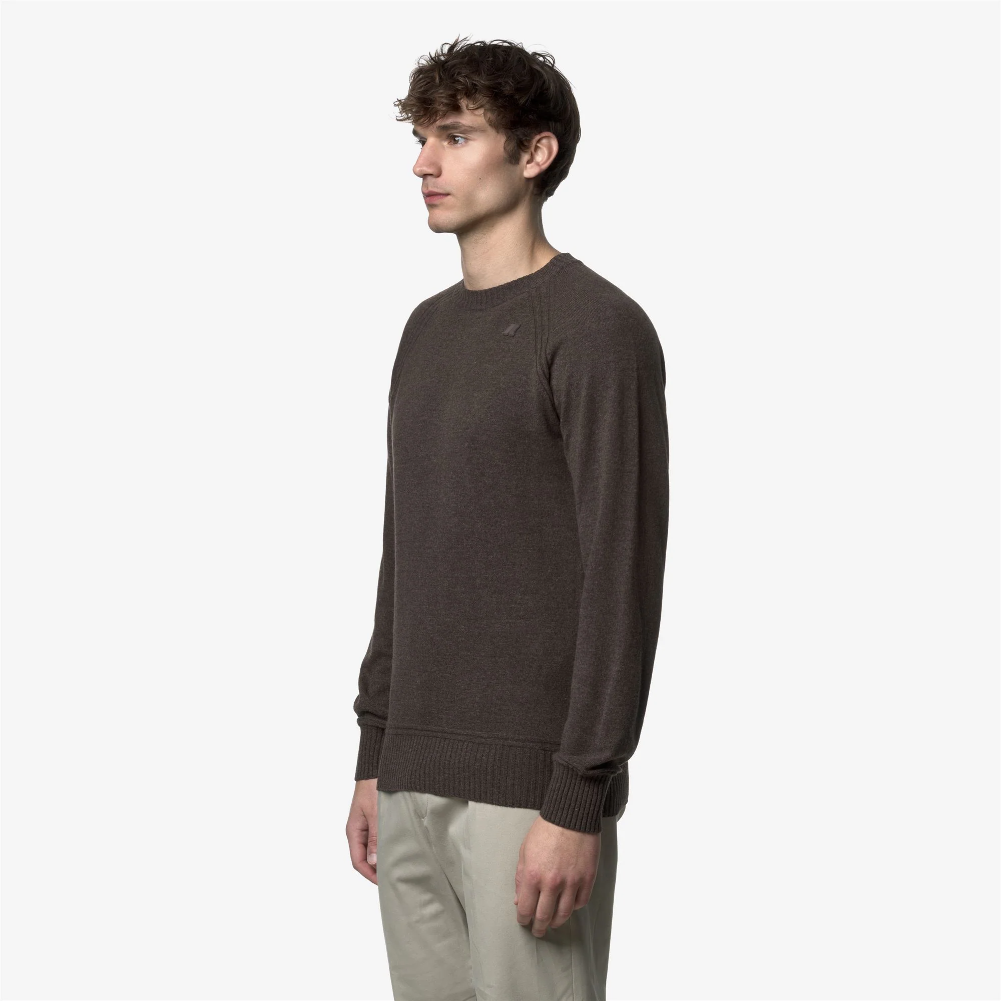 SEBAS WOOL CASHMERE - KNITWEAR - Pull  Over - Man - BROWN DRUM MEL - Image 4