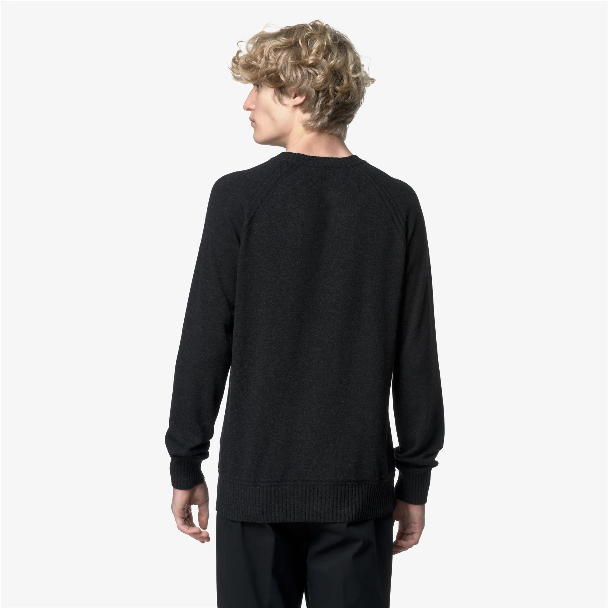 SEBAS WOOL CASHMERE - KNITWEAR - Pull  Over - Man - CARBON MEL - Image 5
