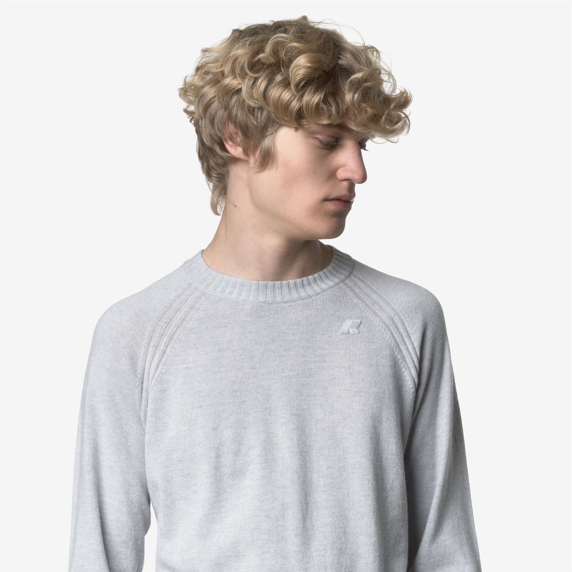 SEBAS WOOL CASHMERE - KNITWEAR - Pull  Over - Man - GREY LT MEL - Image 2