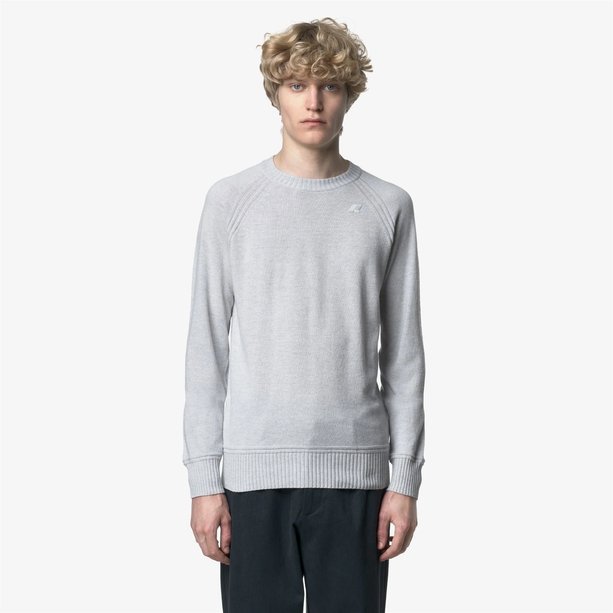 SEBAS WOOL CASHMERE - KNITWEAR - Pull  Over - Man - GREY LT MEL - Image 3