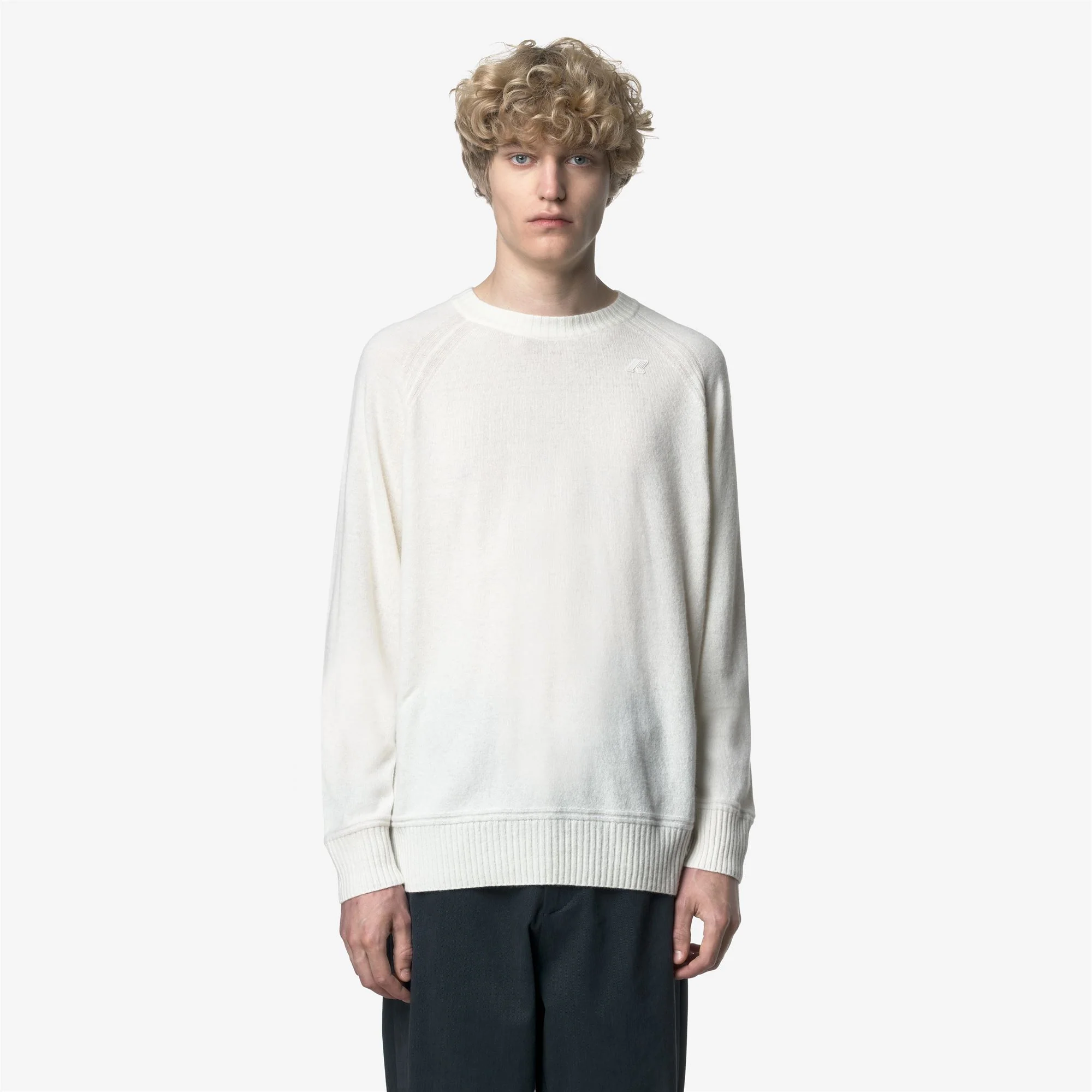 SEBAS WOOL CASHMERE - KNITWEAR - Pull  Over - Man - WHITE GARDENIA - Image 3