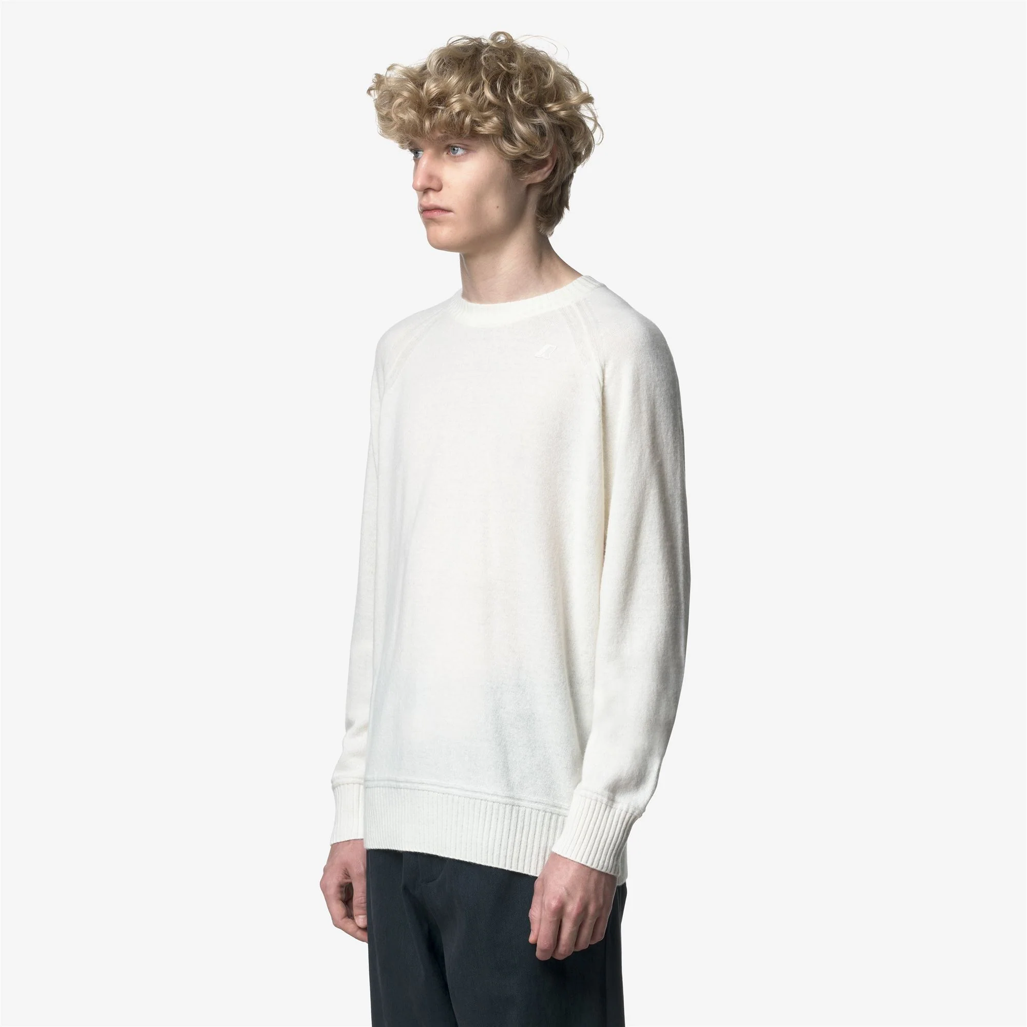SEBAS WOOL CASHMERE - KNITWEAR - Pull  Over - Man - WHITE GARDENIA - Image 4