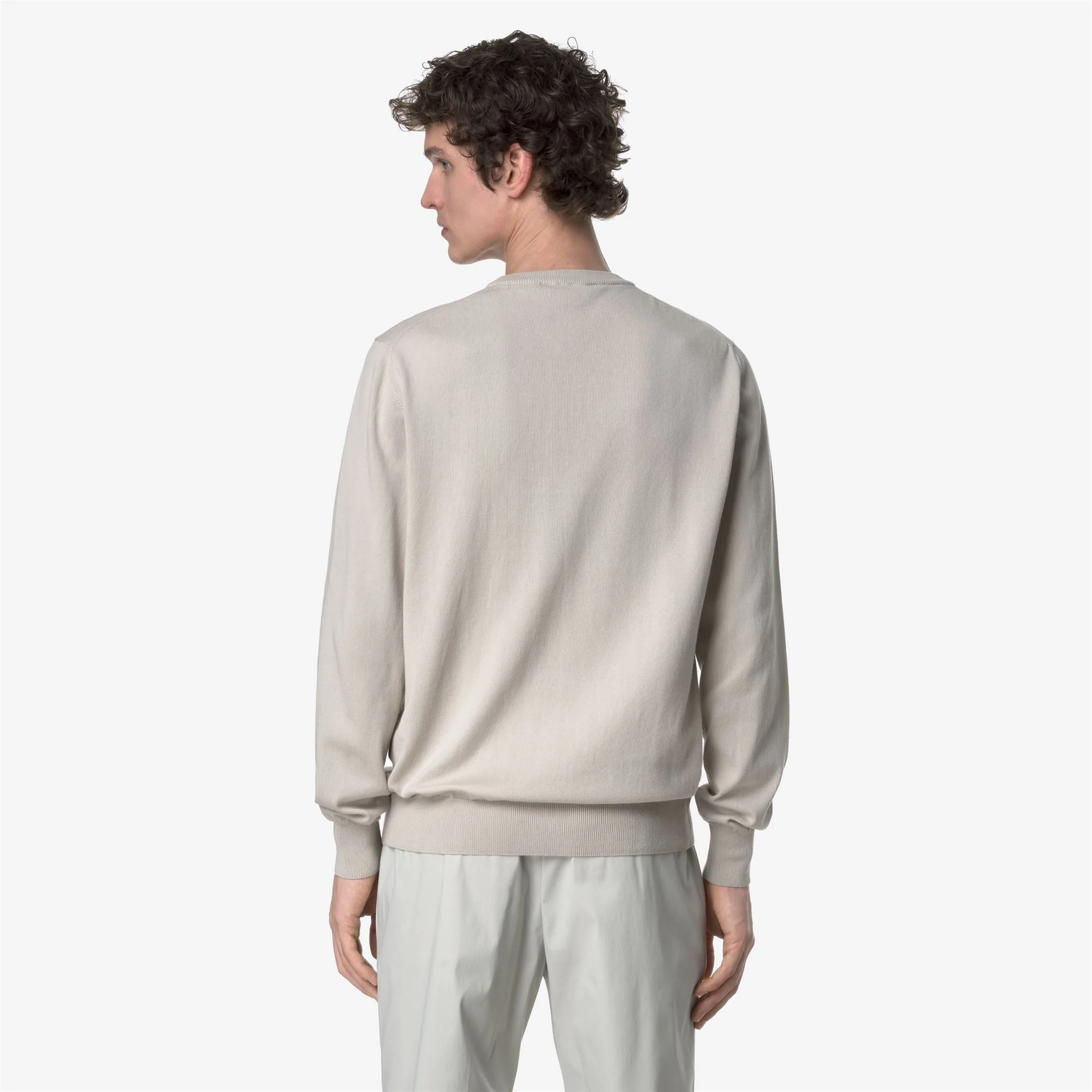 SEBASTIEN COTTON PS - KNITWEAR - Pull  Over - Man - BEIGE LT - Image 5