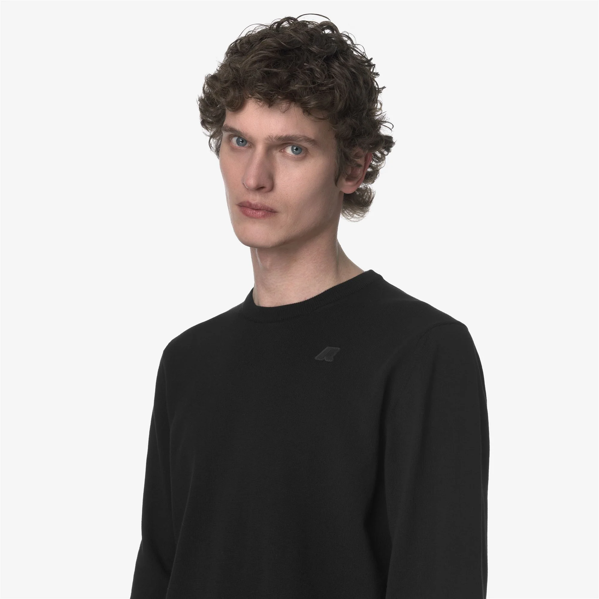 SEBASTIEN COTTON PS - KNITWEAR - Pull  Over - Man - BLACK PURE - Image 2