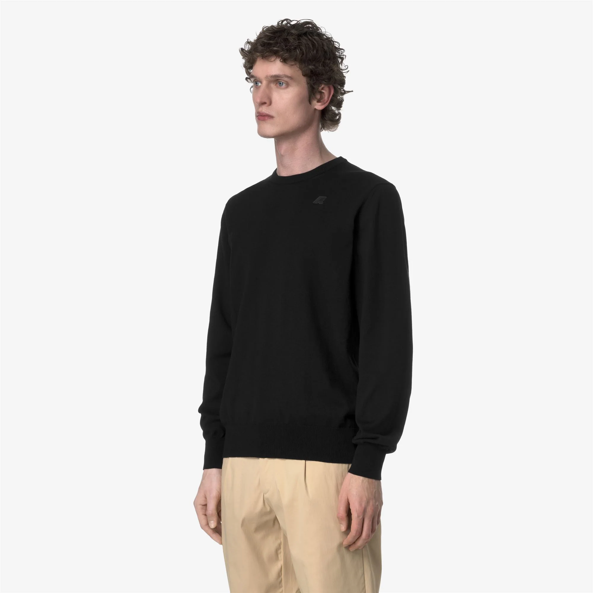 SEBASTIEN COTTON PS - KNITWEAR - Pull  Over - Man - BLACK PURE - Image 4