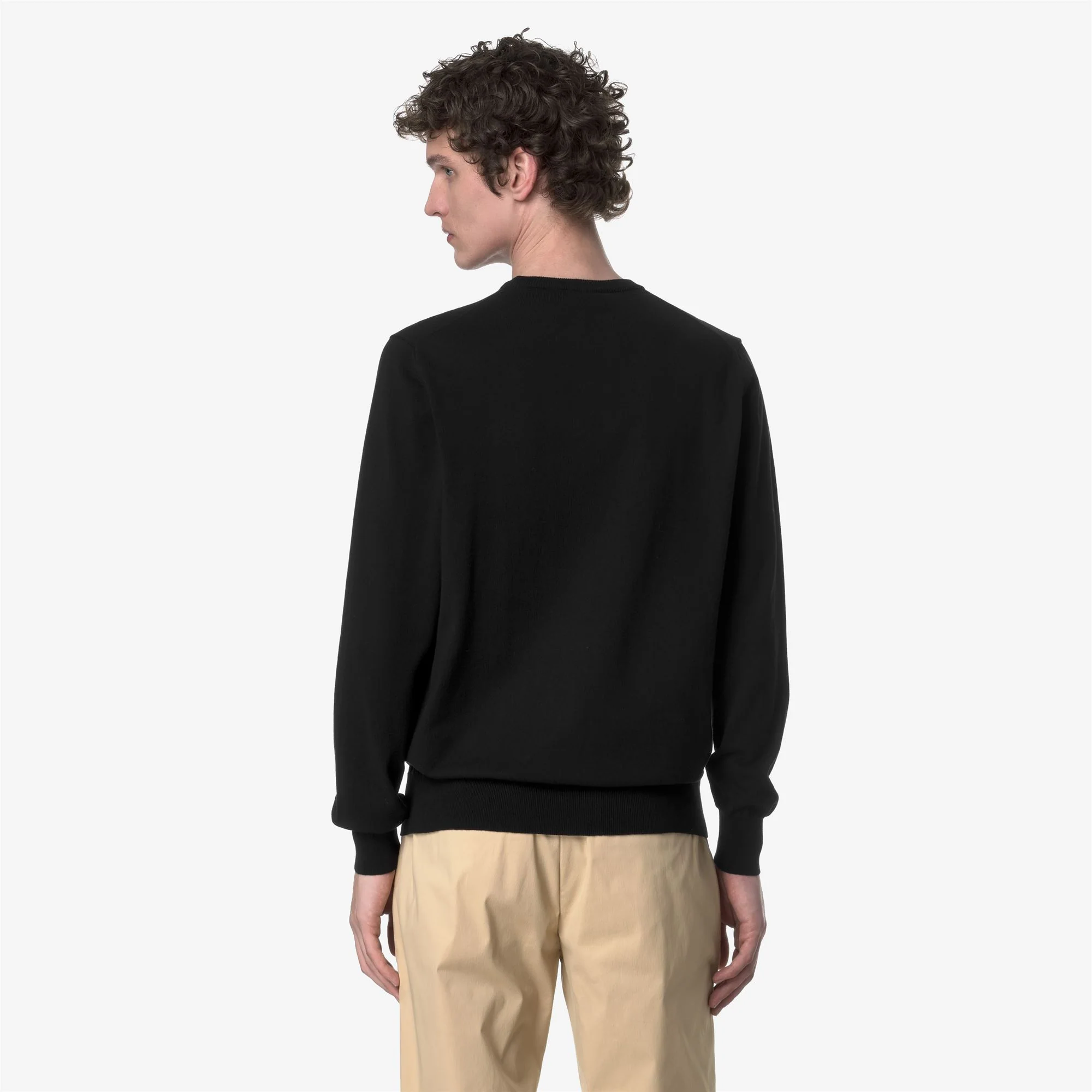 SEBASTIEN COTTON PS - KNITWEAR - Pull  Over - Man - BLACK PURE - Image 5